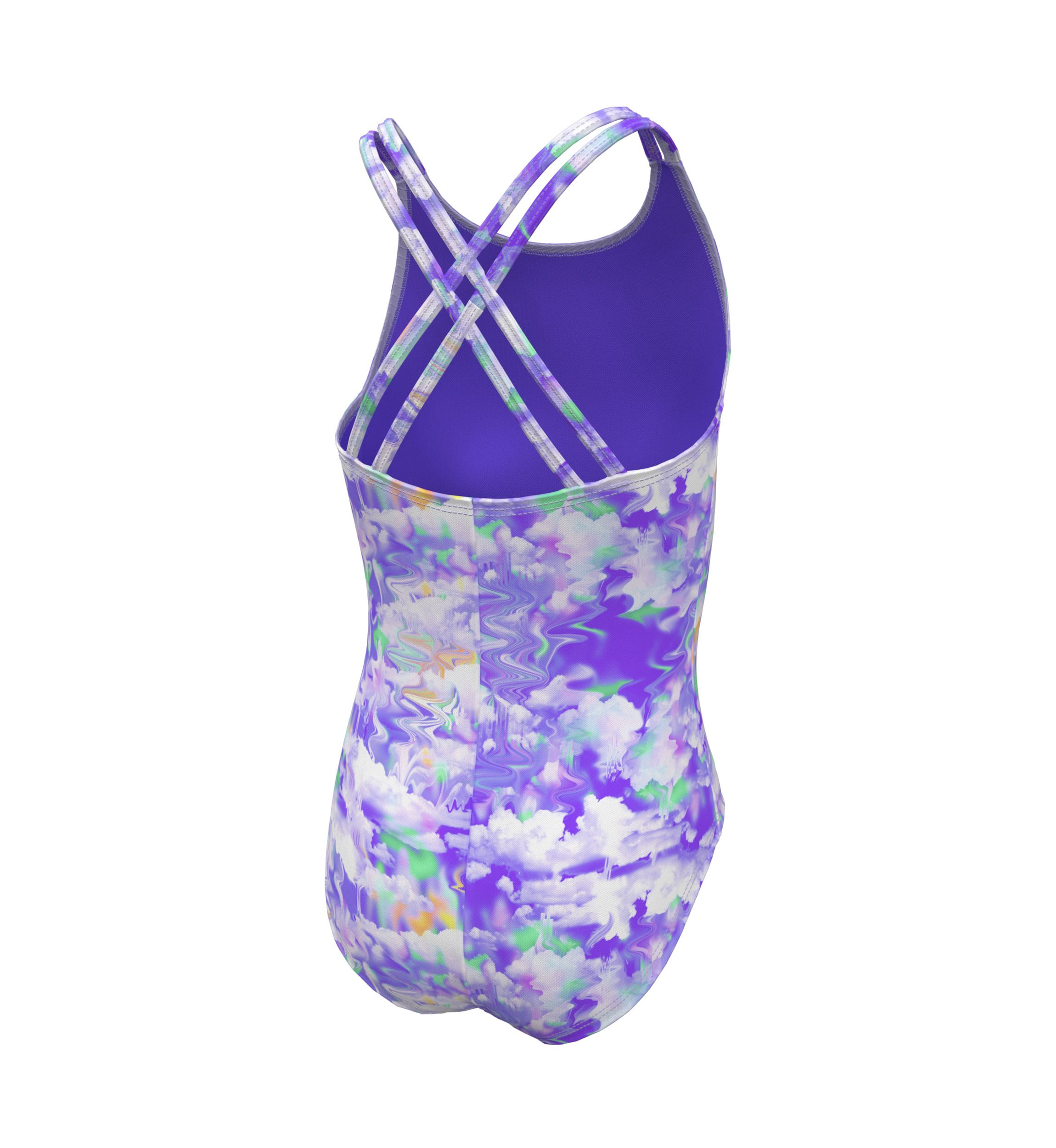 Dream Clouds Spider Back One Piece Swimsuit 