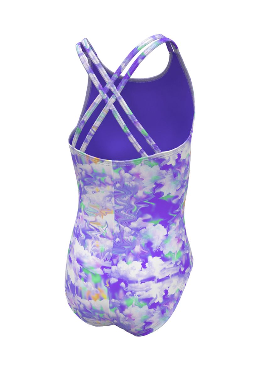 Dream Clouds Spider Back One Piece Swimsuit 