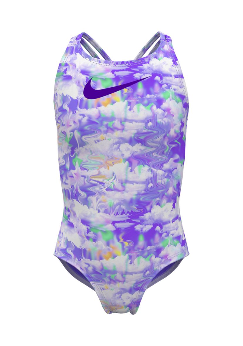 Dream Clouds Spider Back One Piece Swimsuit 
