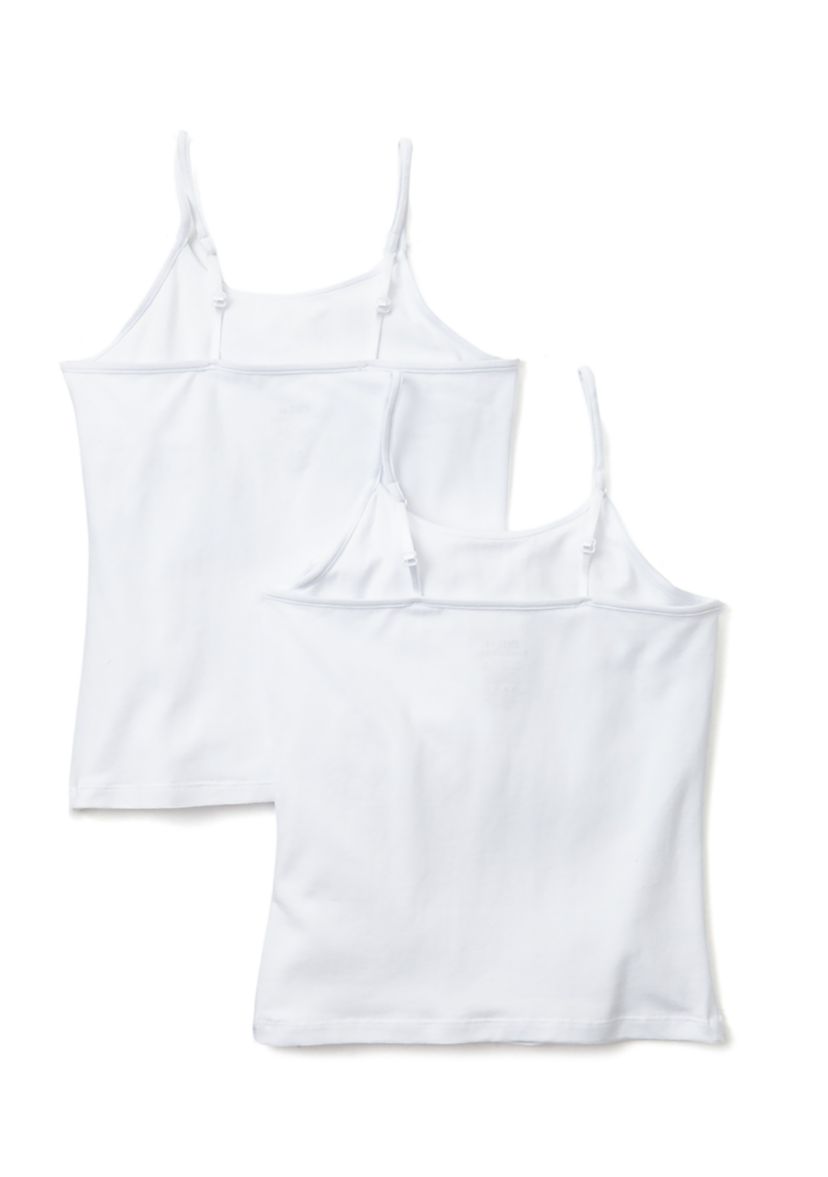 Girls 7-16 Polo Camisole - 2 Pack