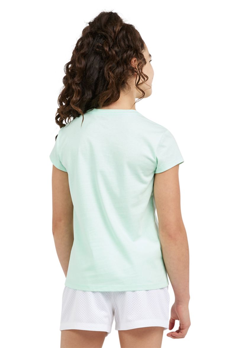 Girls 7-16 Short Sleeve Script Logo Graphic T-Shirt
