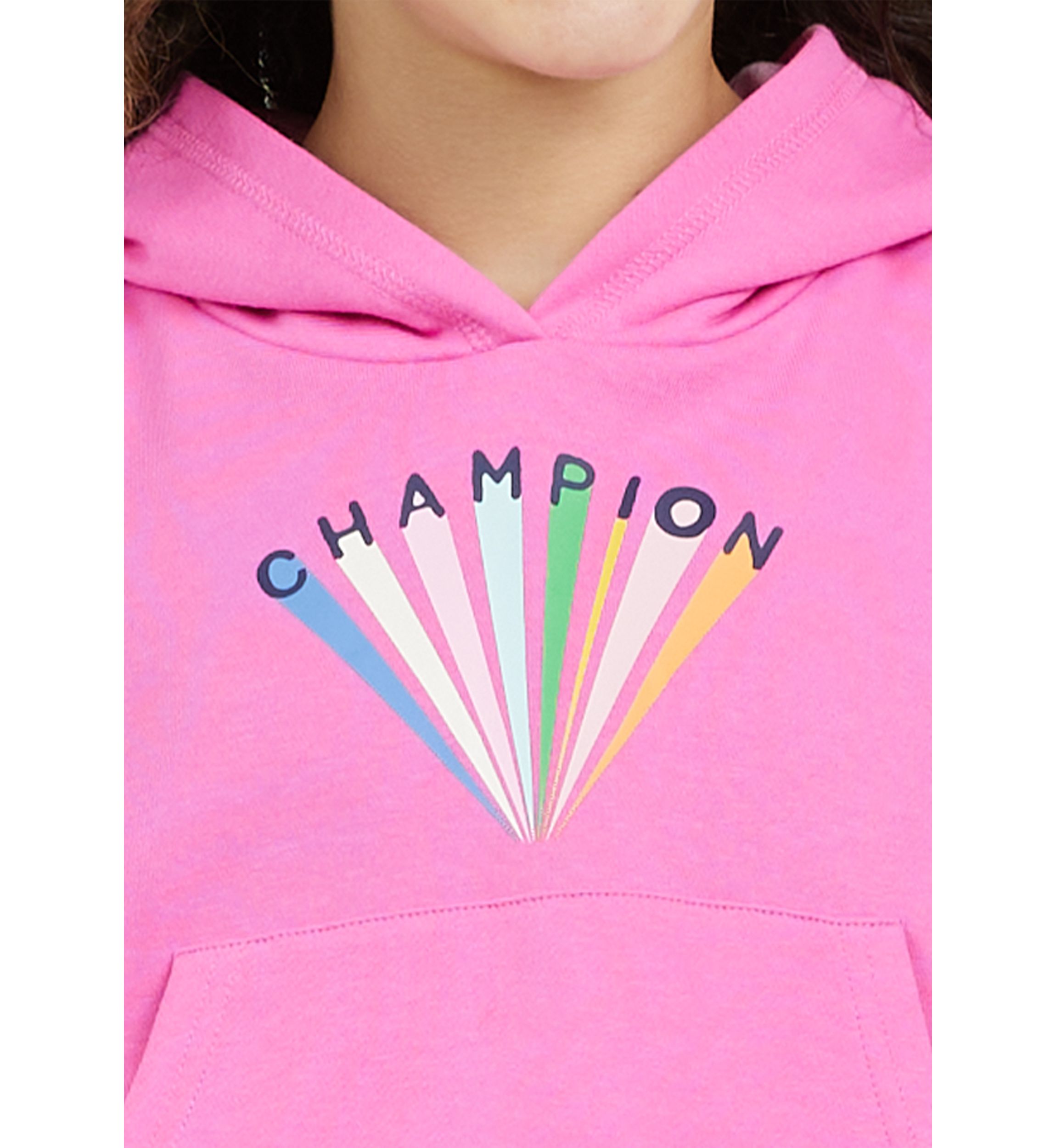 Girls 7-16 Hooded Short Sleeve Graphic Top