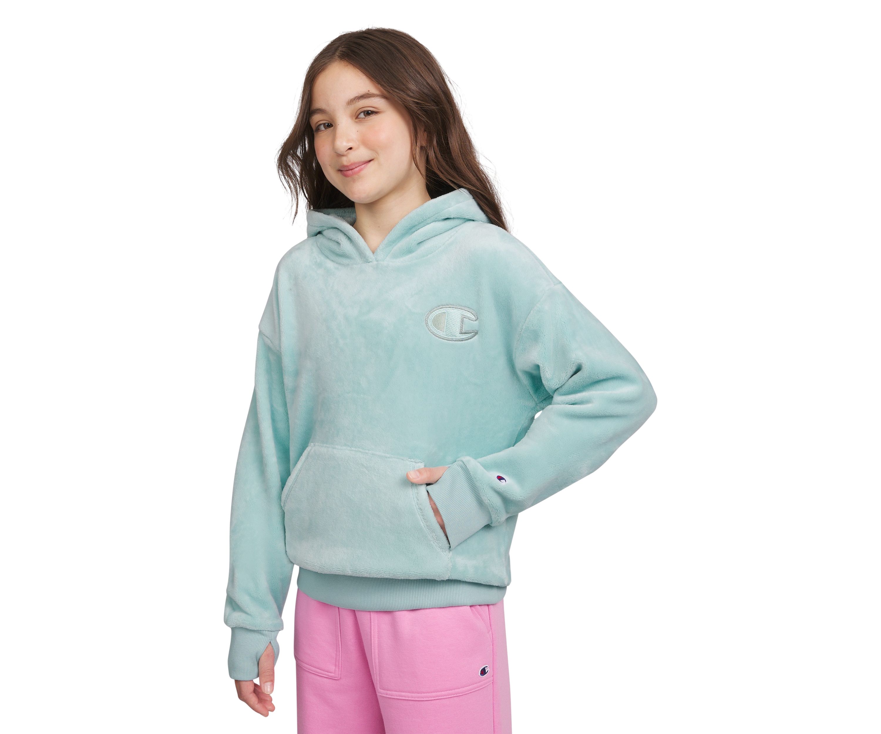 Girls 7-16 Plush Hoodie
