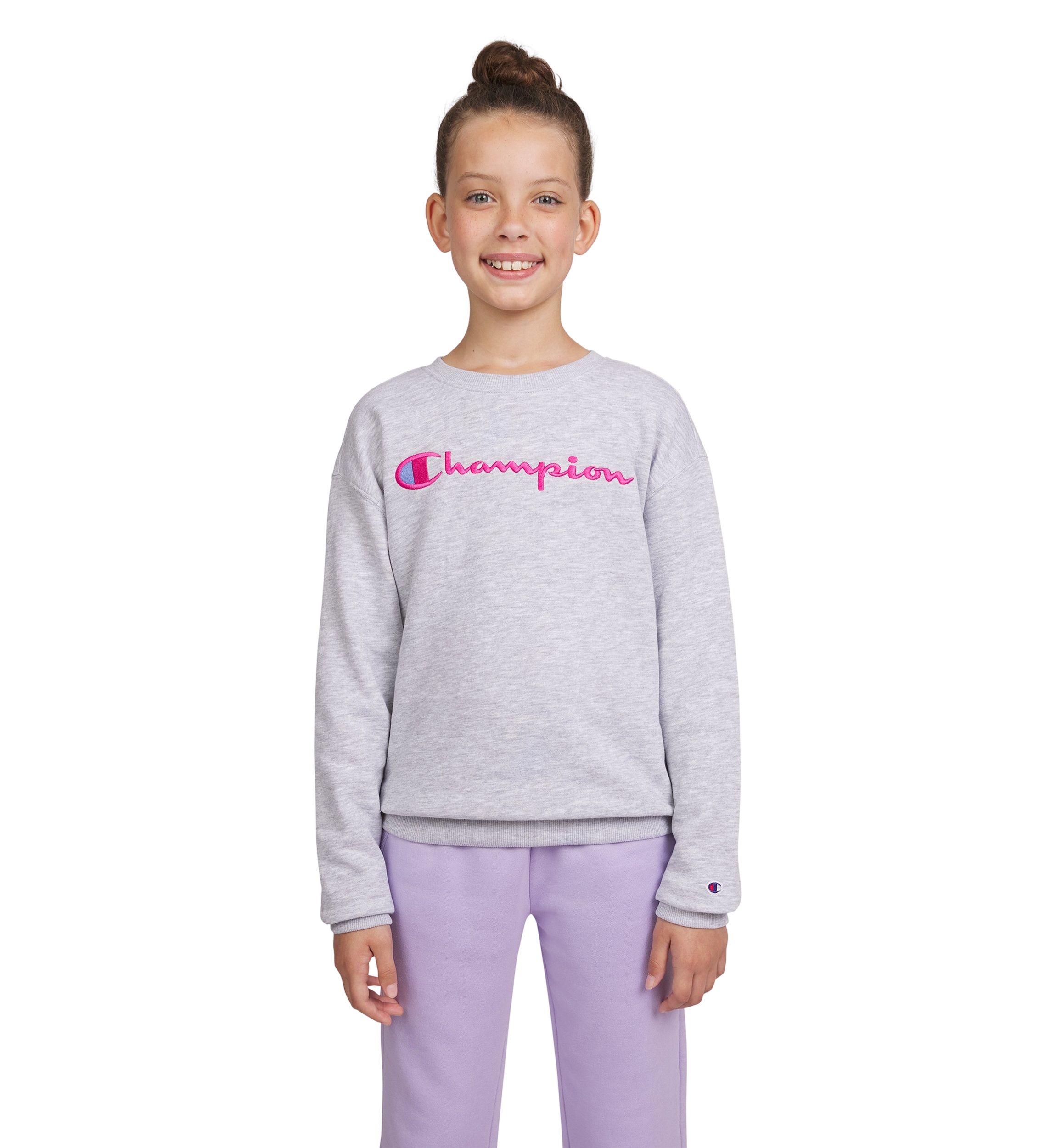 Girls 7-16 Signature Crew Fleece T-Shirt