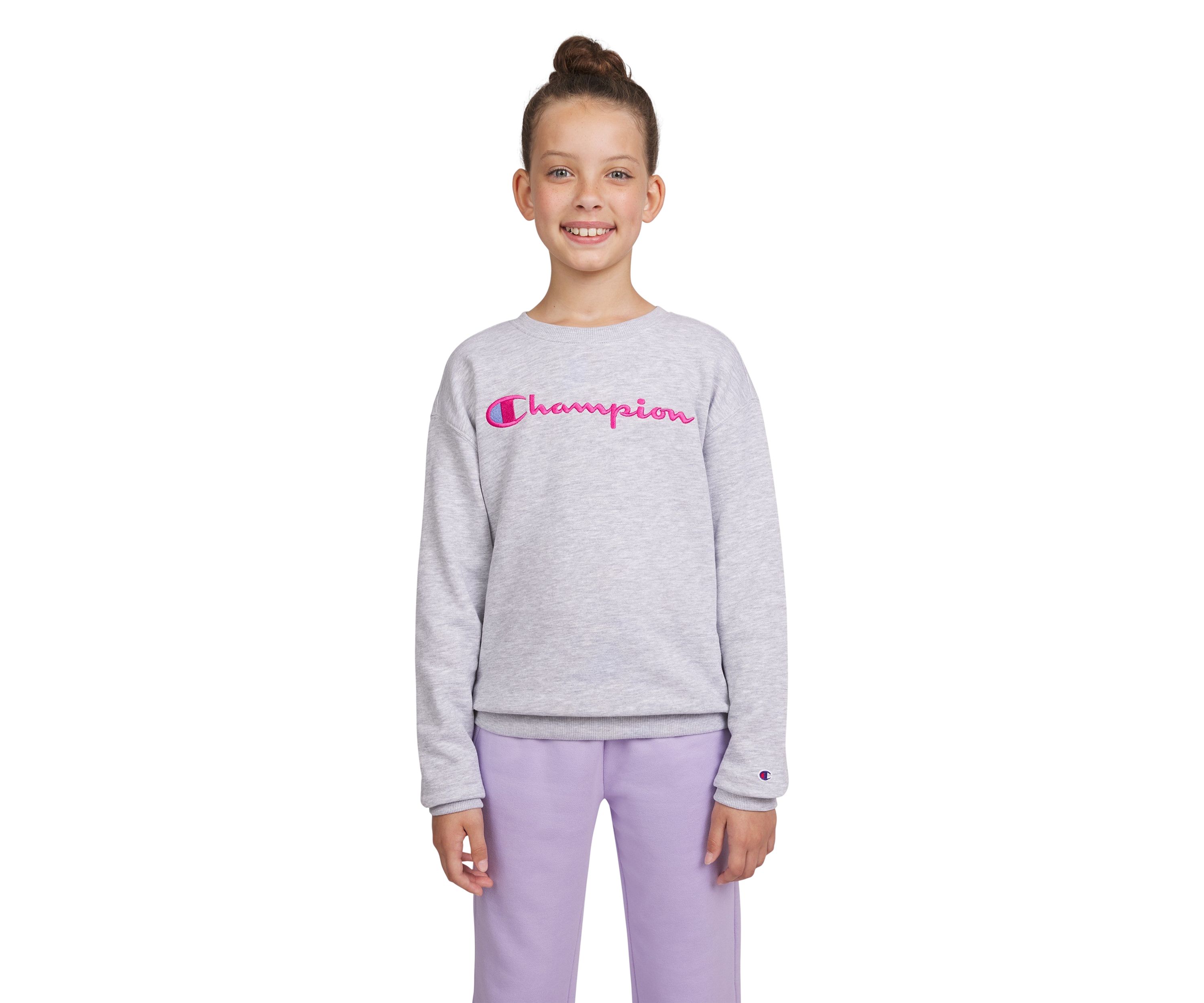 Girls 7-16 Signature Crew Fleece T-Shirt