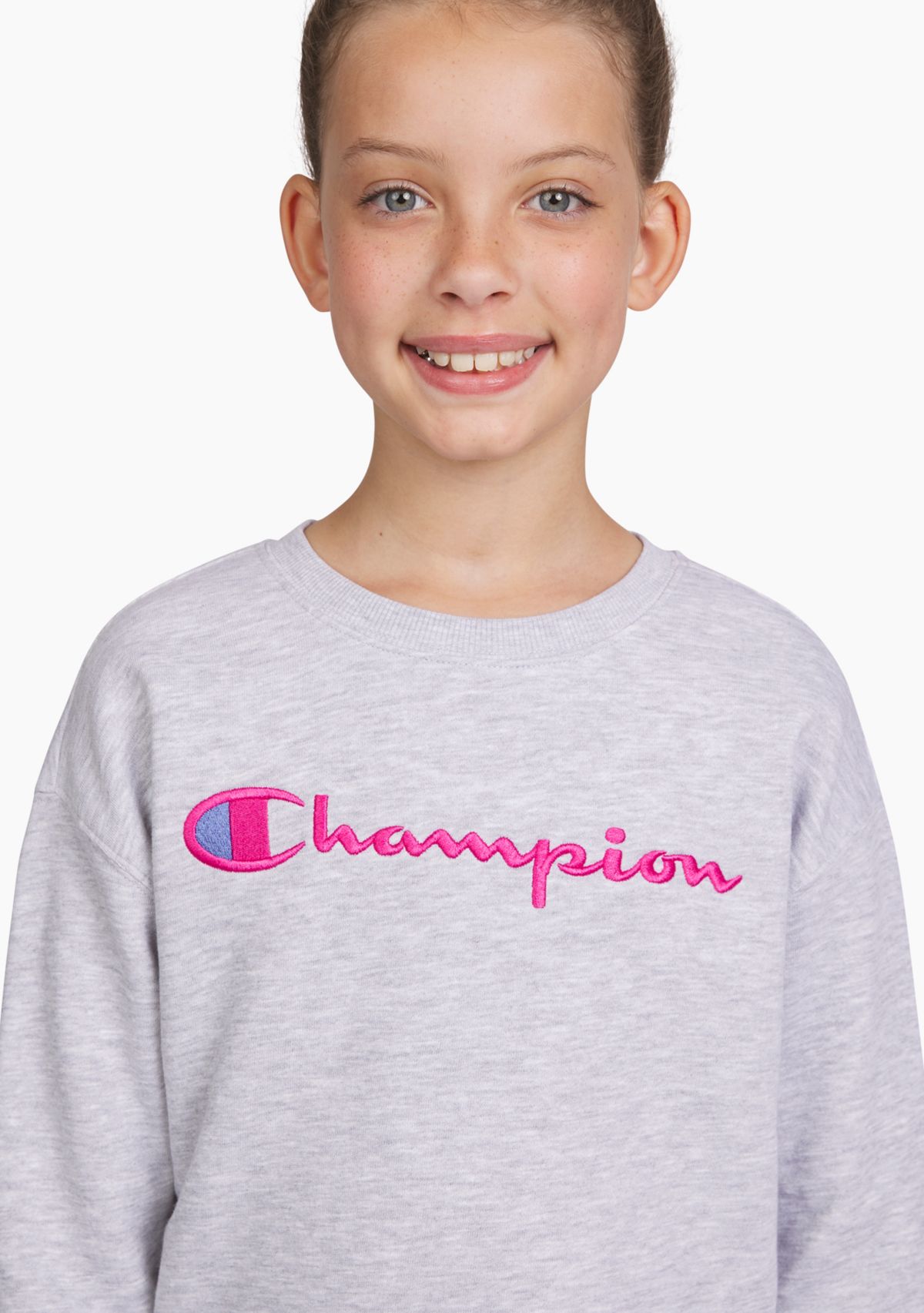 Girls 7-16 Signature Crew Fleece T-Shirt