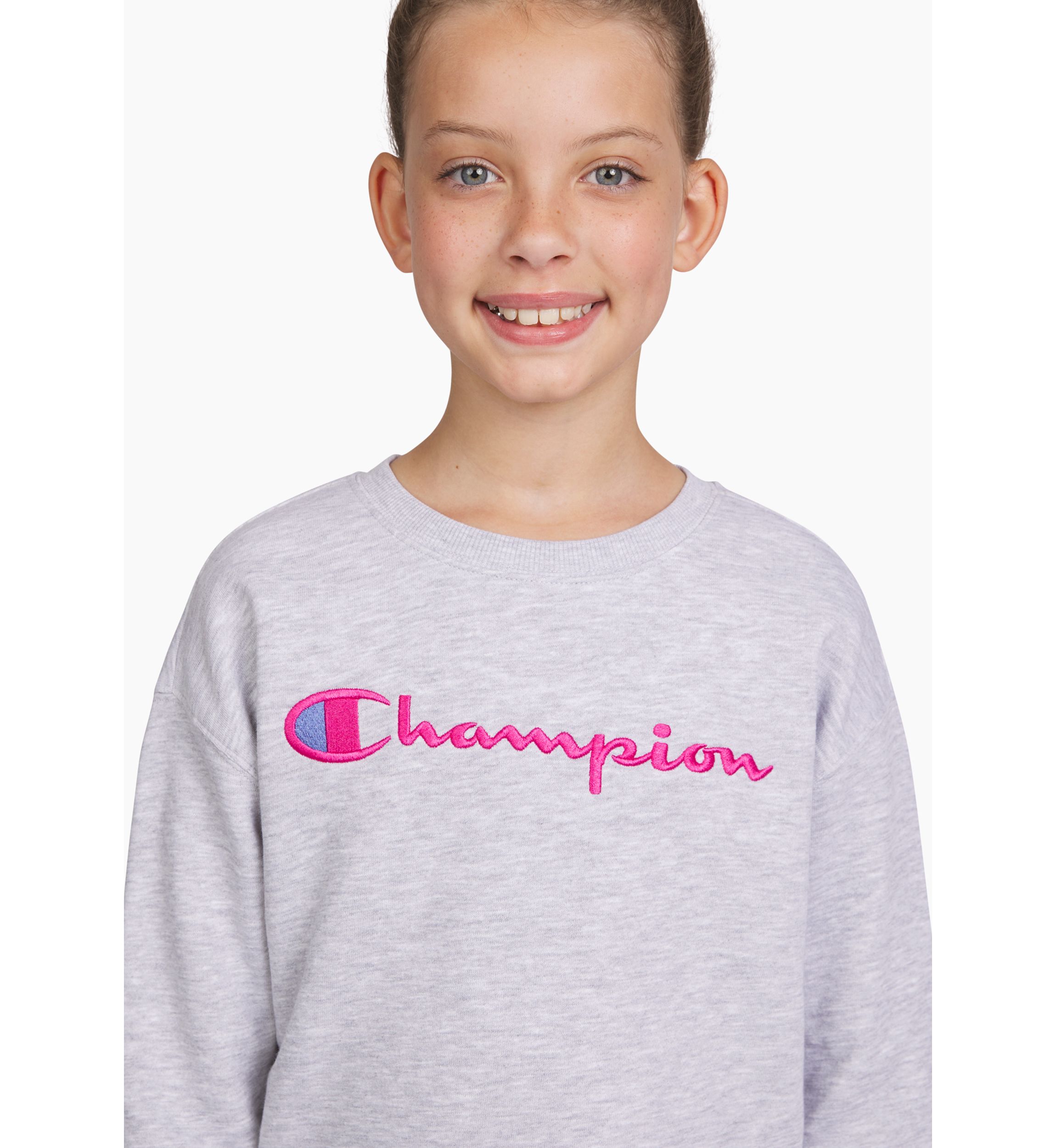Girls 7-16 Signature Crew Fleece T-Shirt