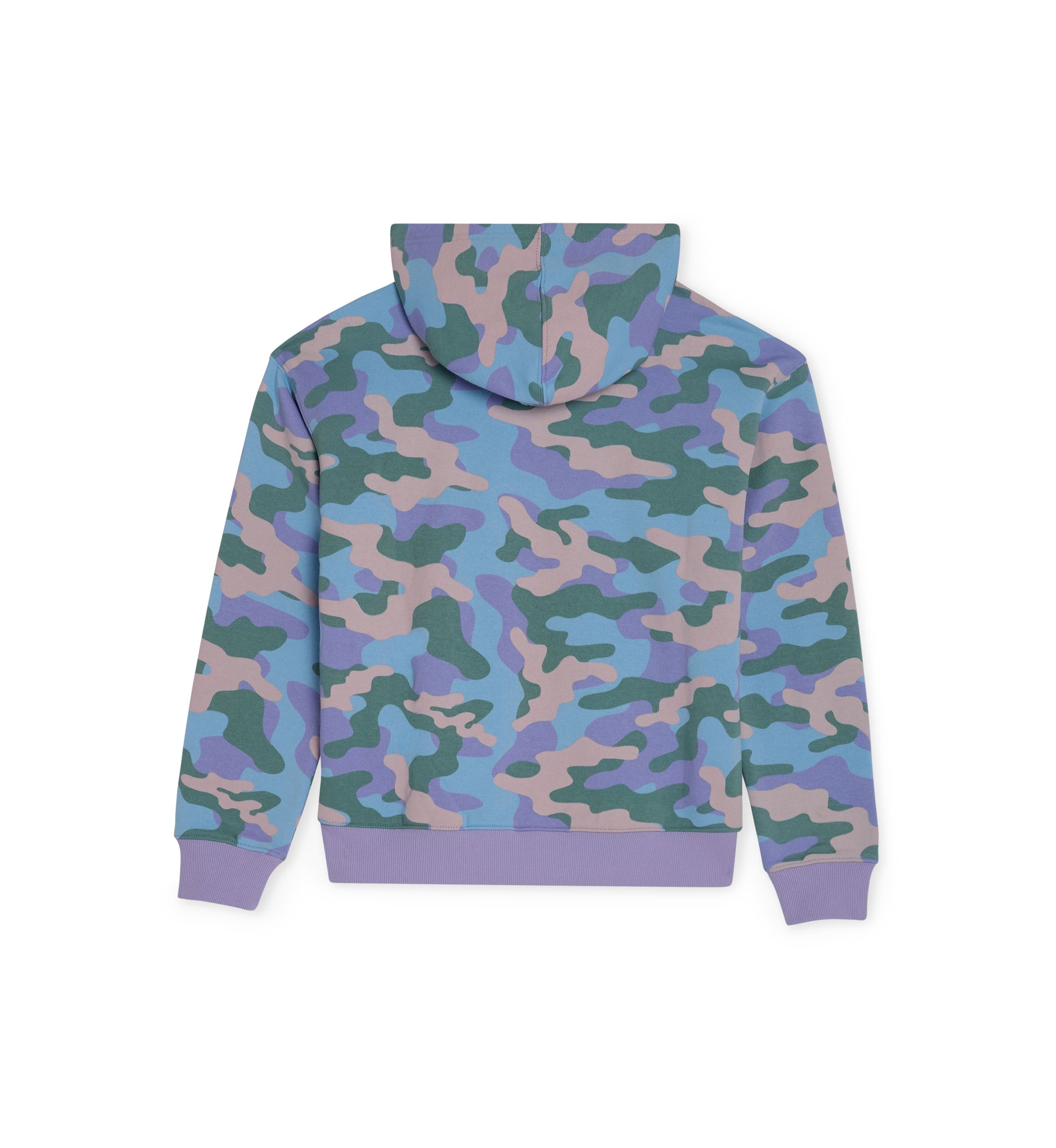 Girls 7-16 Allover Script Zip Up Hoodie
