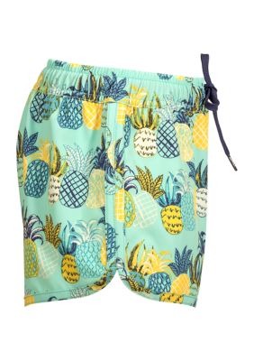 Girls 7-16 Pineapple Shorts