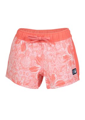 Girls 7-16 Turtle Watch Youth Printed Shorts