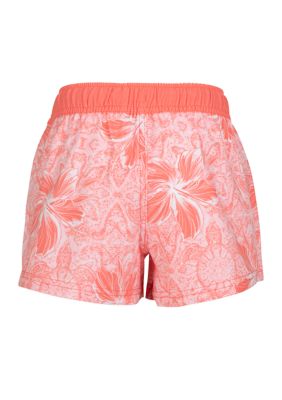 Girls 7-16 Turtle Watch Youth Printed Shorts