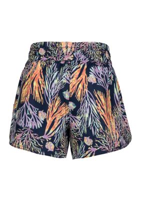 Girls 7-16 Coral Volley Shorts