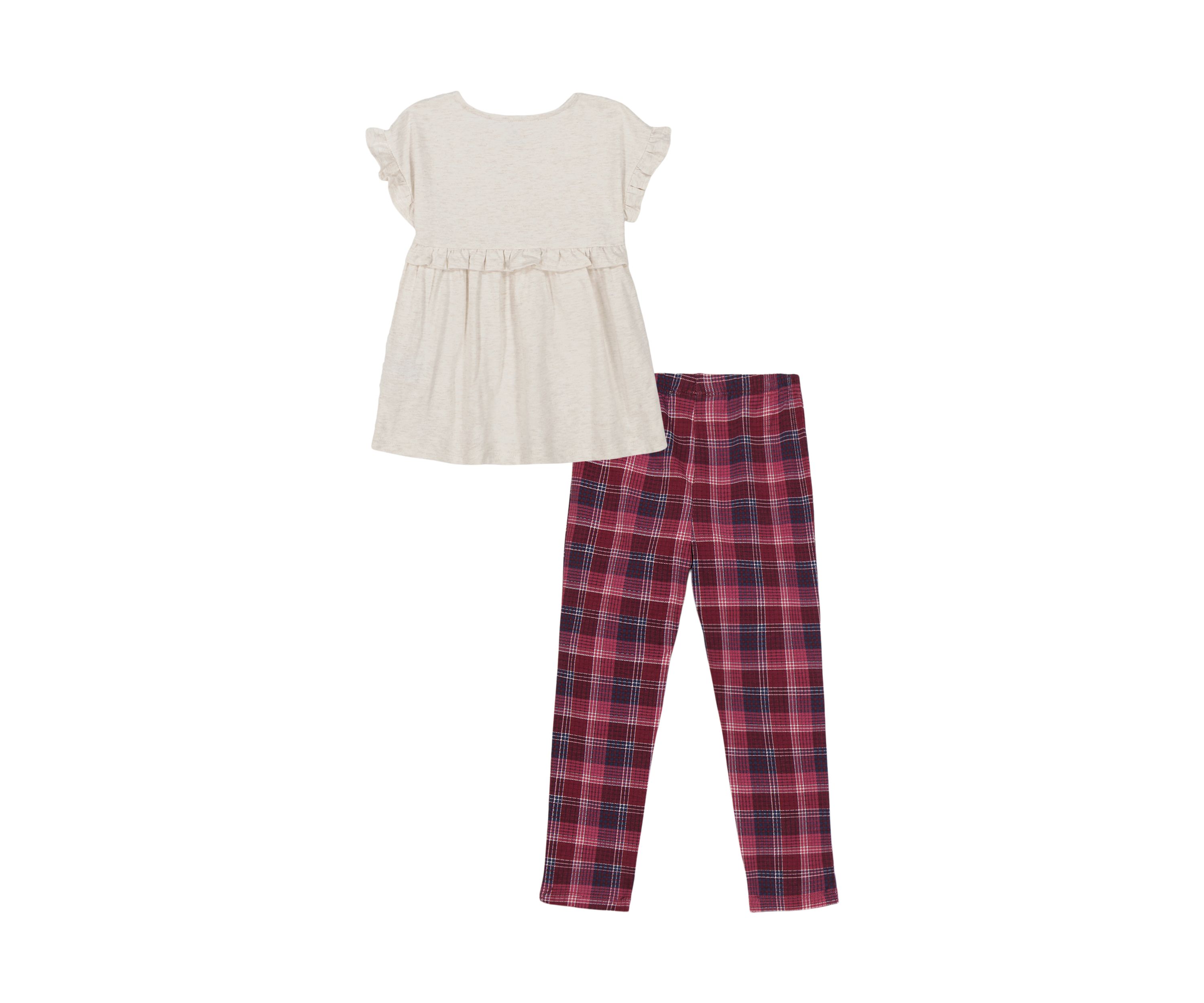 Girls 4-6x Jersey Top and Printed Leggings Set