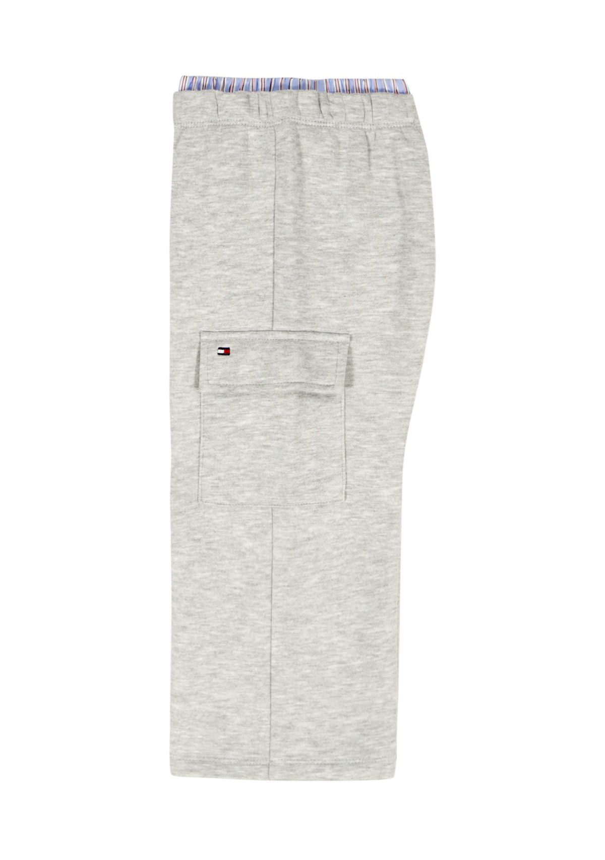 Girls 4-6x Fleece Cargo Pants and Sweatshirt Set