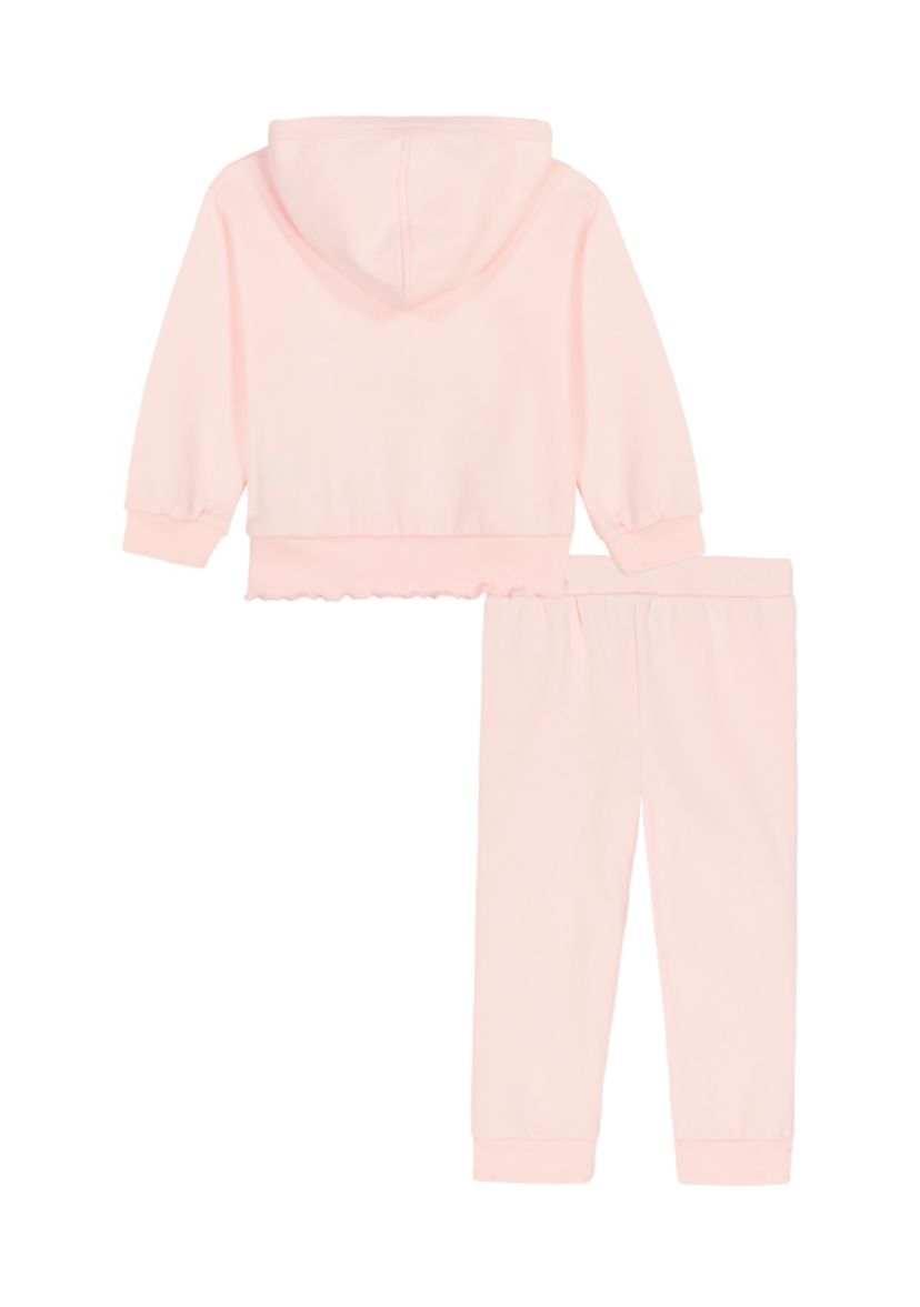 Girls 4-6x Hooded Graphic Fleece Set 