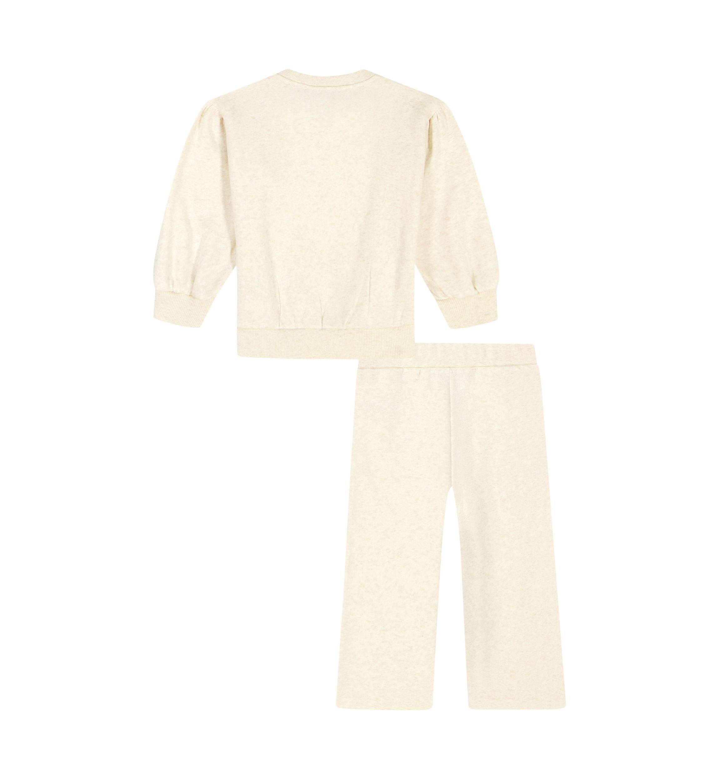 Girls 4-6x Flower Applique Fleece Set