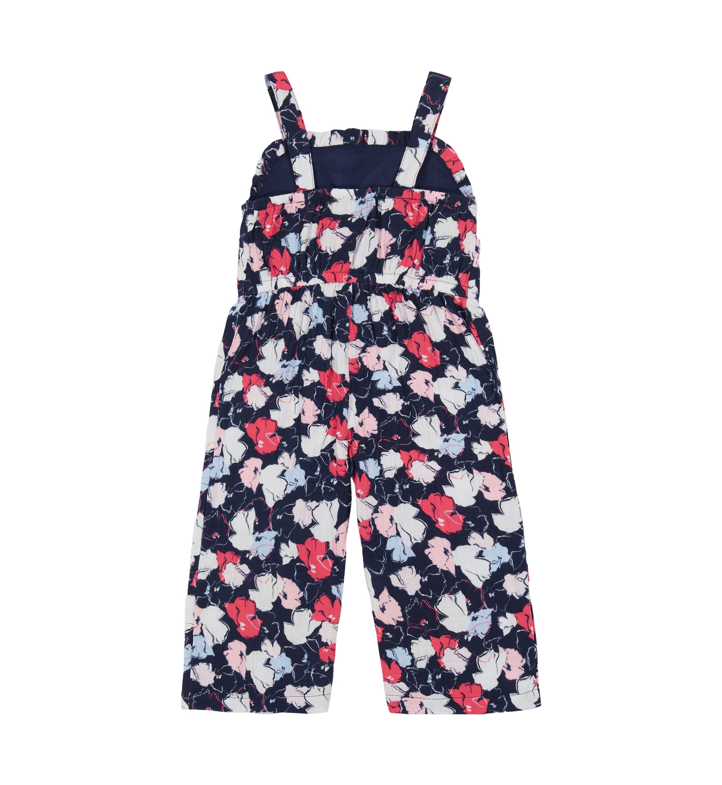 Girls 4-6x Floral Printed Jumpsuit
