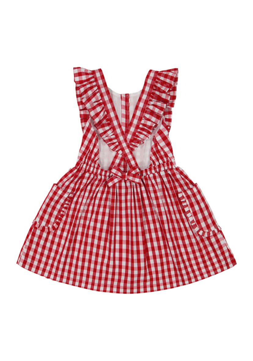 Girls 4-6x Gingham Printed Woven Dress