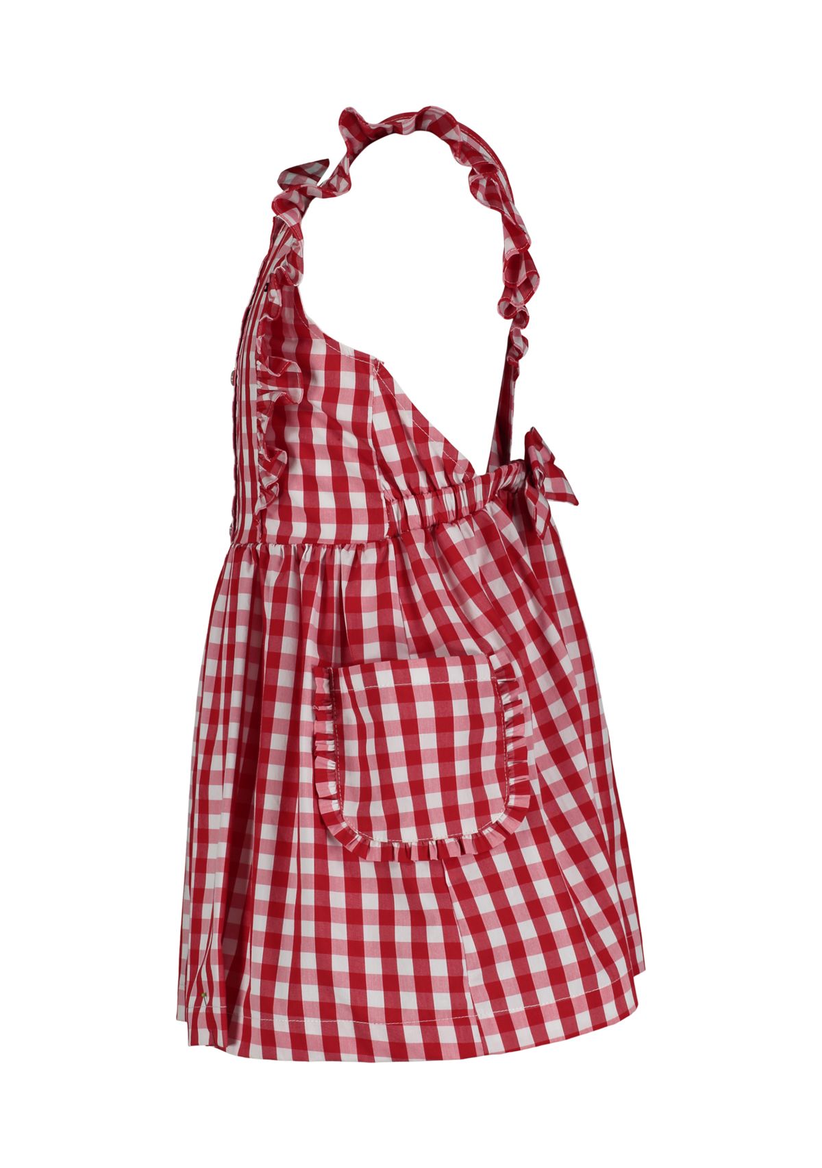 Girls 4-6x Gingham Printed Woven Dress