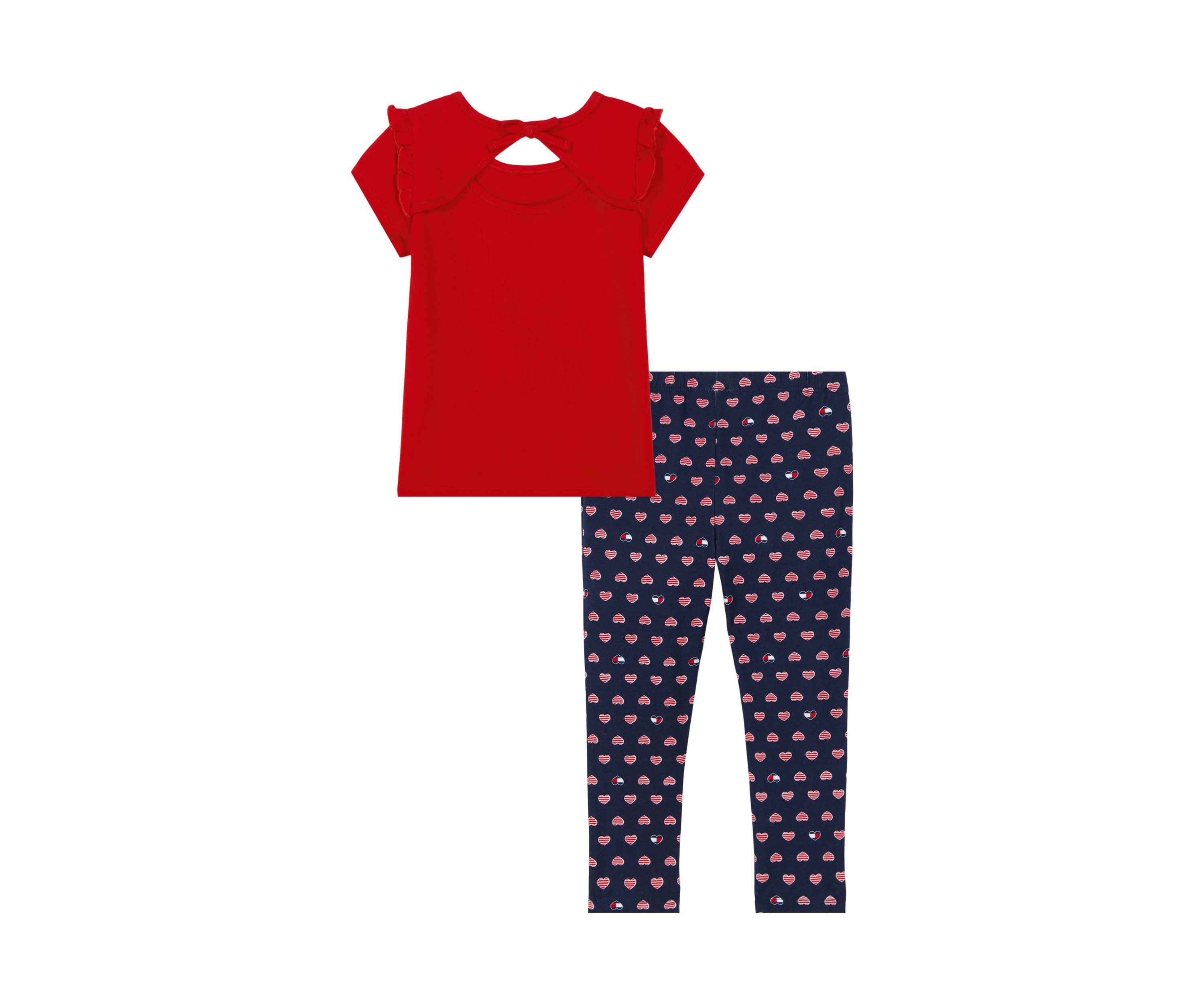 Girls 4-6x Two Piece Top and Leggings Set