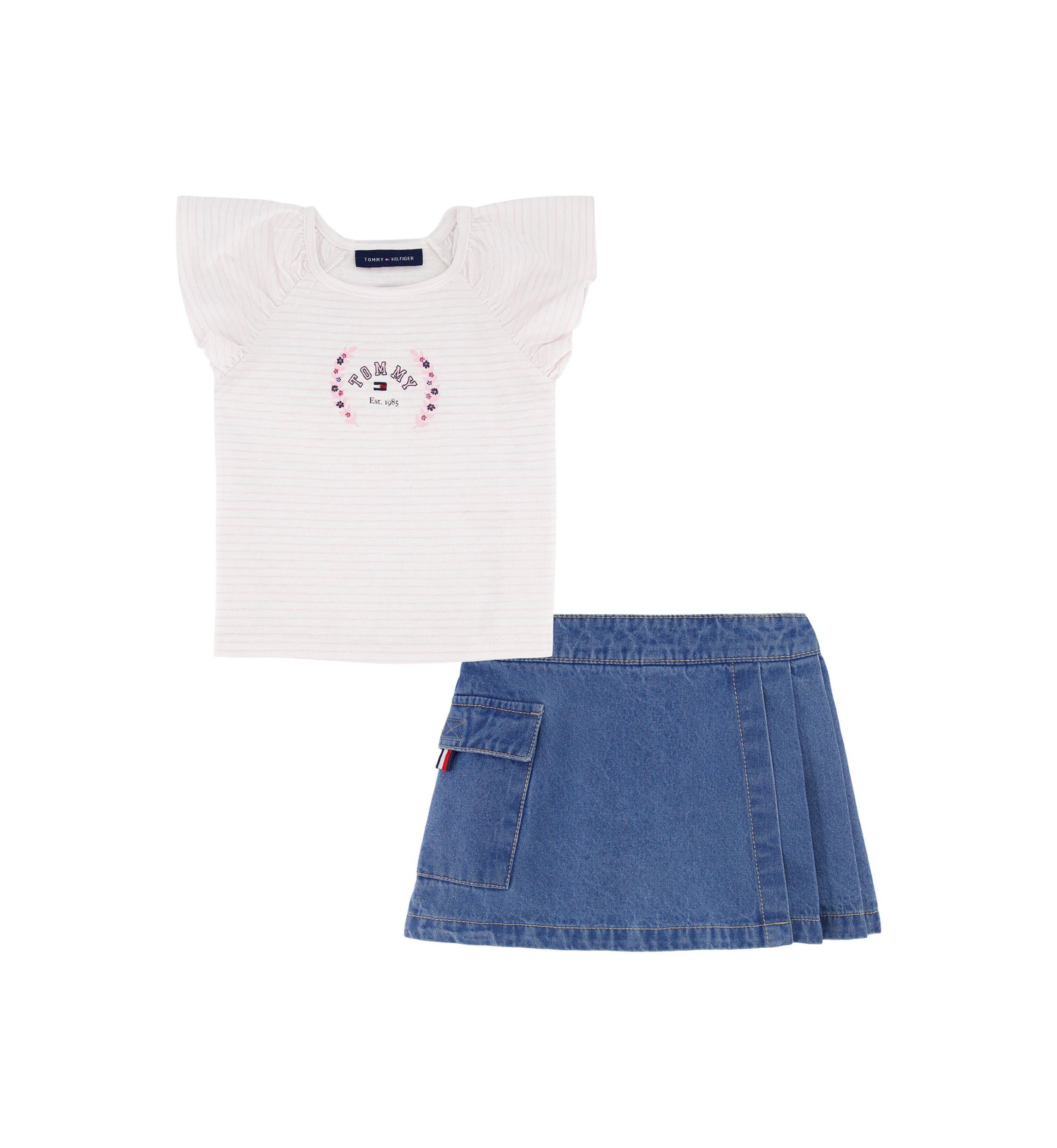 Girls 4-6x Logo Graphic T-Shirt with Skort Set