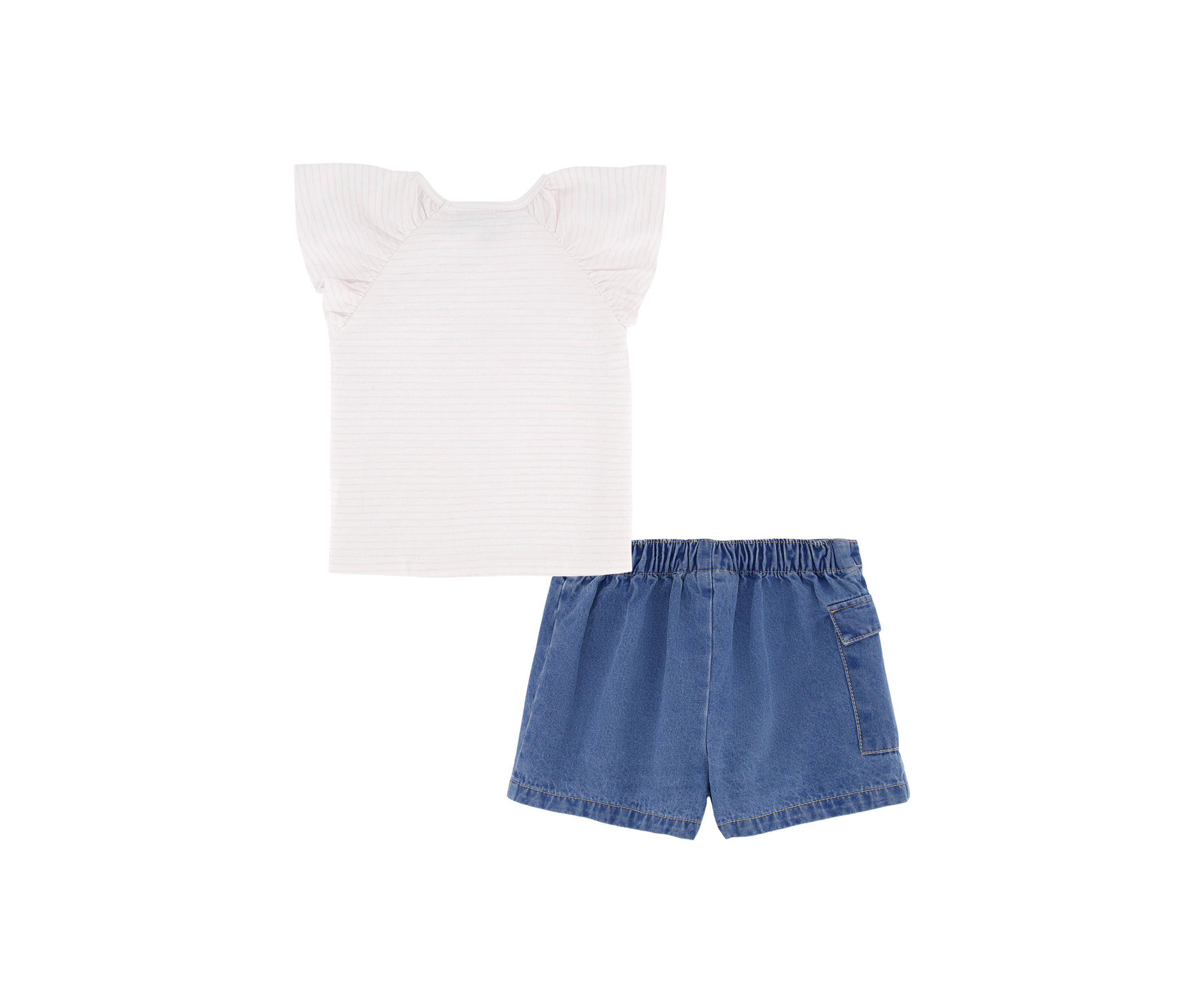 Girls 4-6x Logo Graphic T-Shirt with Skort Set