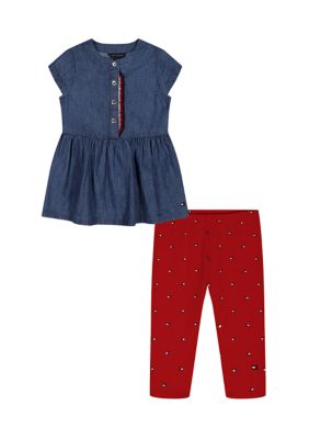 Tommy Hilfiger Girls 4-6 Top Legging Set