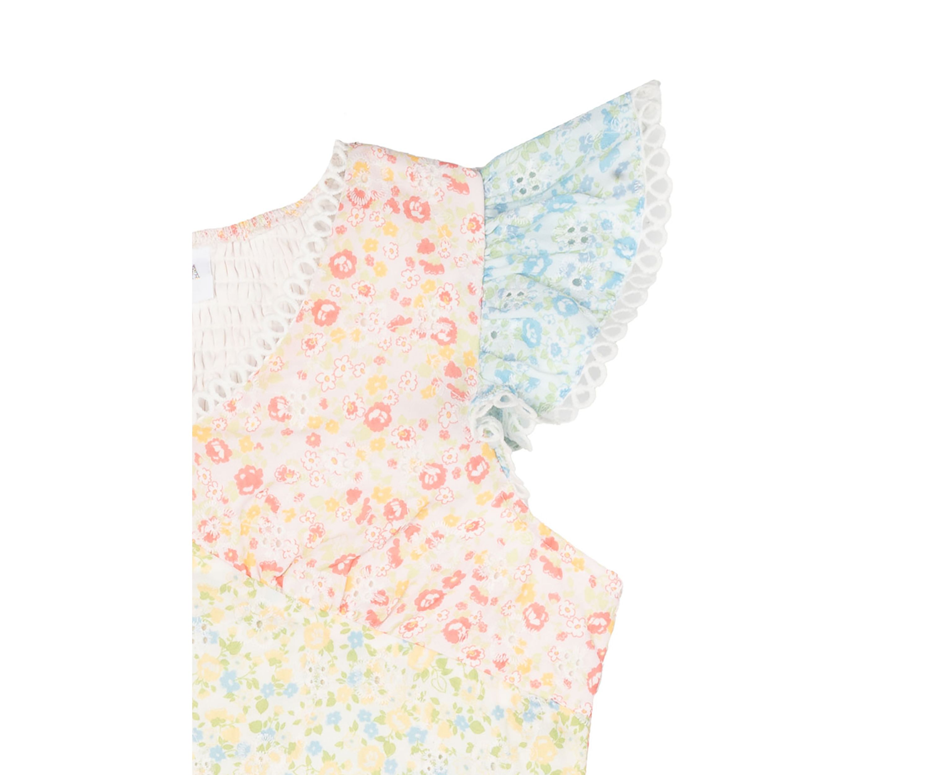 Girls 7-16 Mixed Printed Top and Skort Set