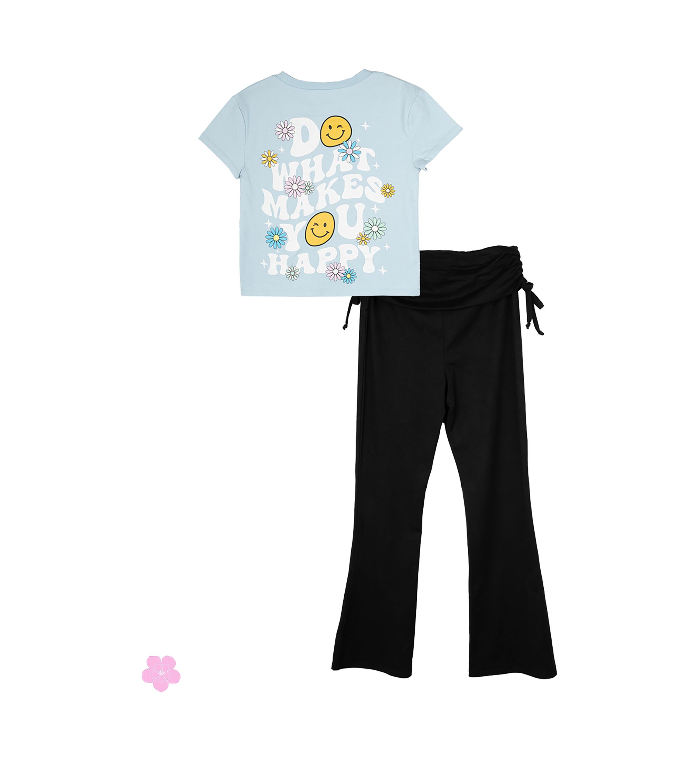 Girls 7-16 Daisy Graphic T-Shirt and Flared Legging Set 