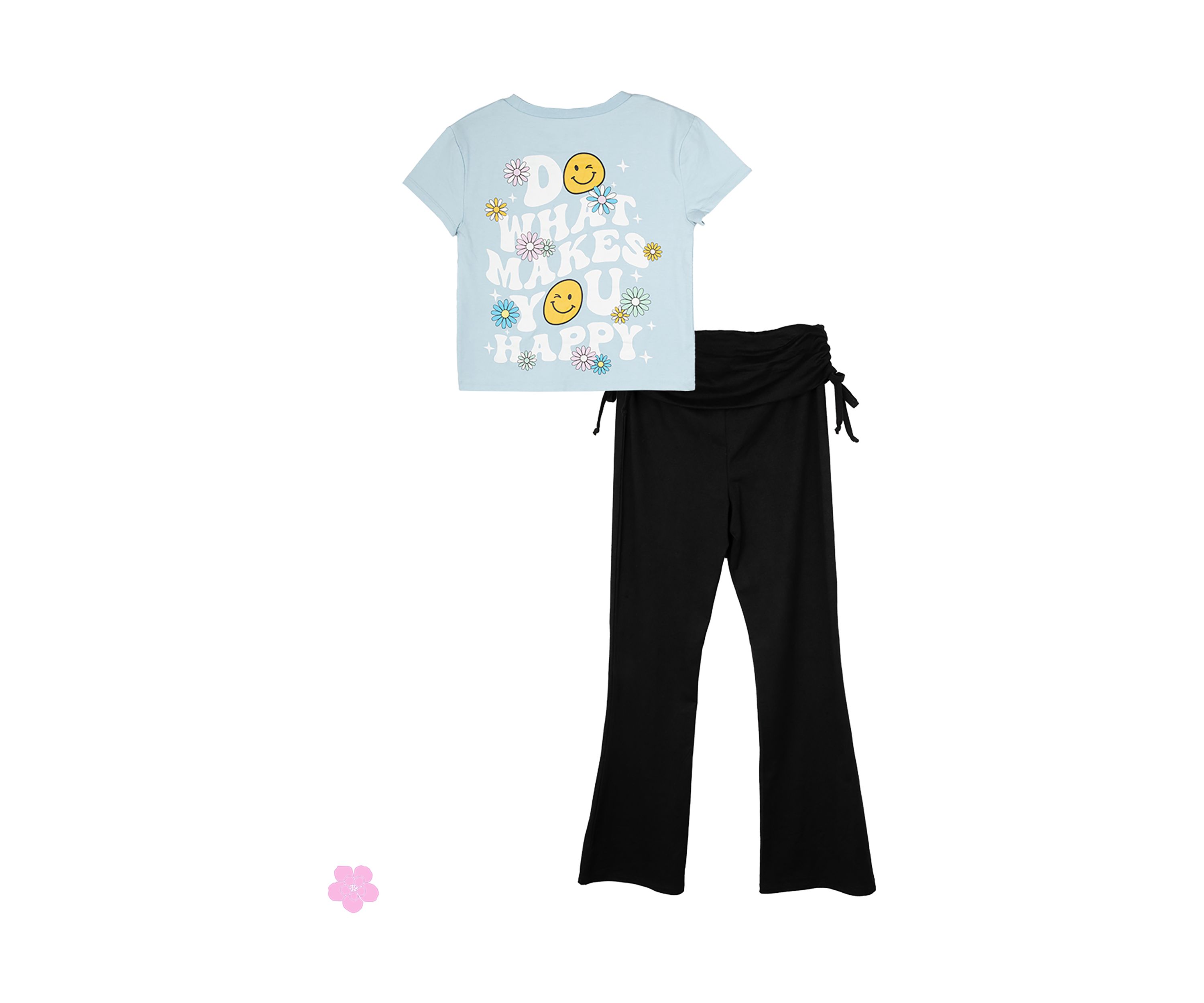 Girls 7-16 Daisy Graphic T-Shirt and Flared Legging Set 