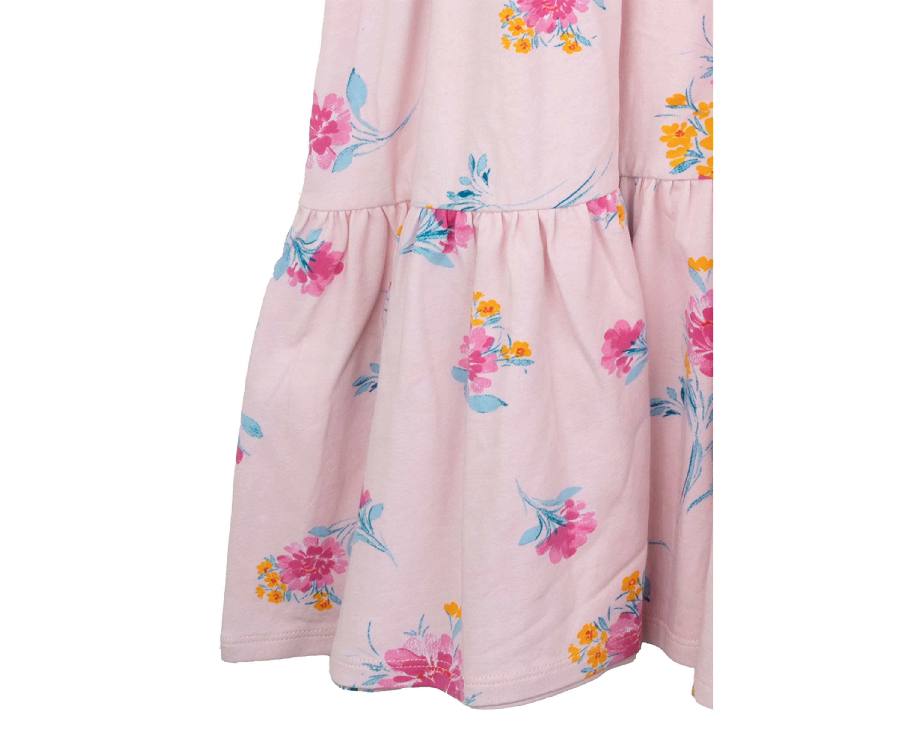 Girls 7-16 Pink Floral Dress
