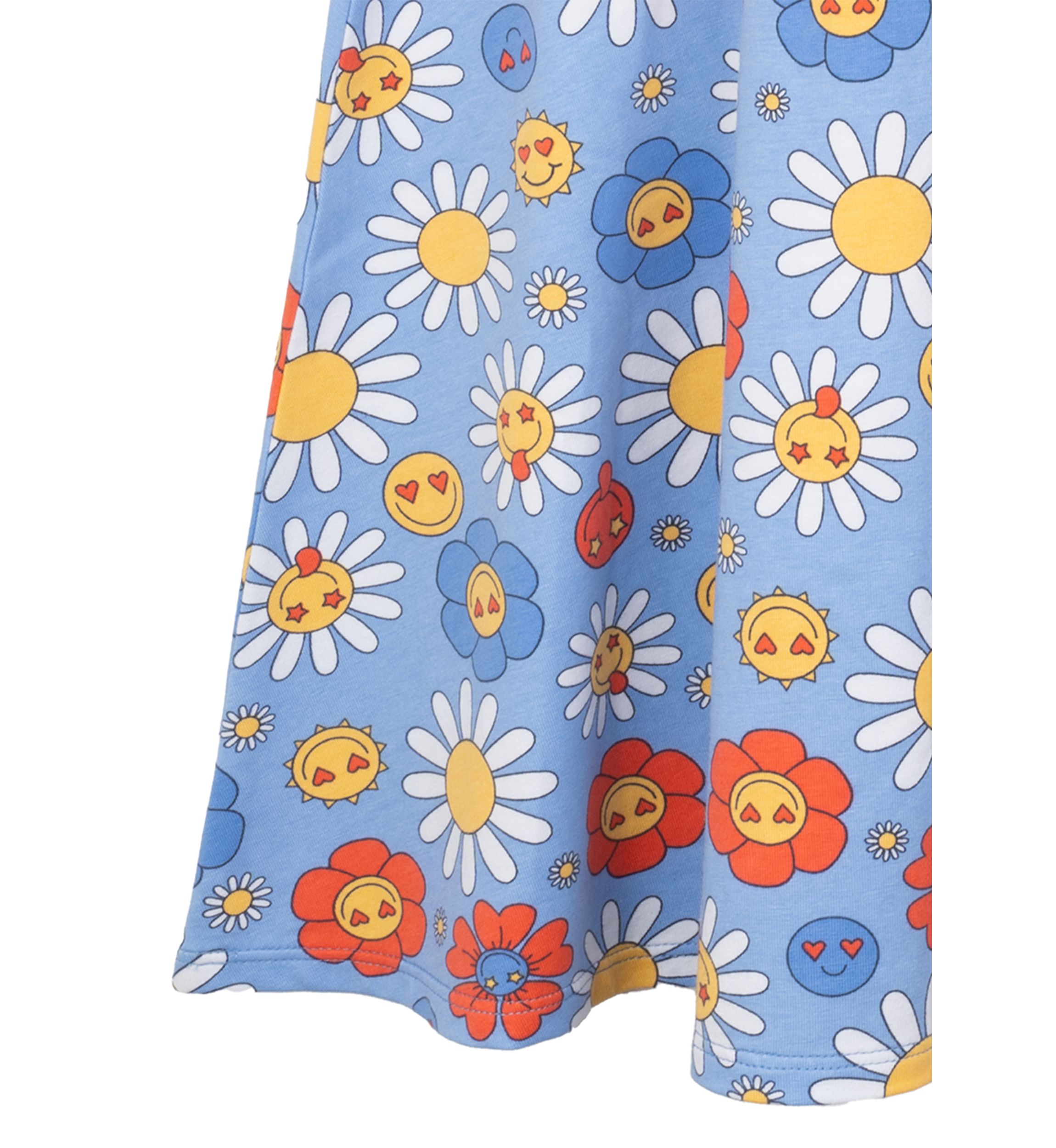 Girls 7-16 Short Sleeve Floral Dress