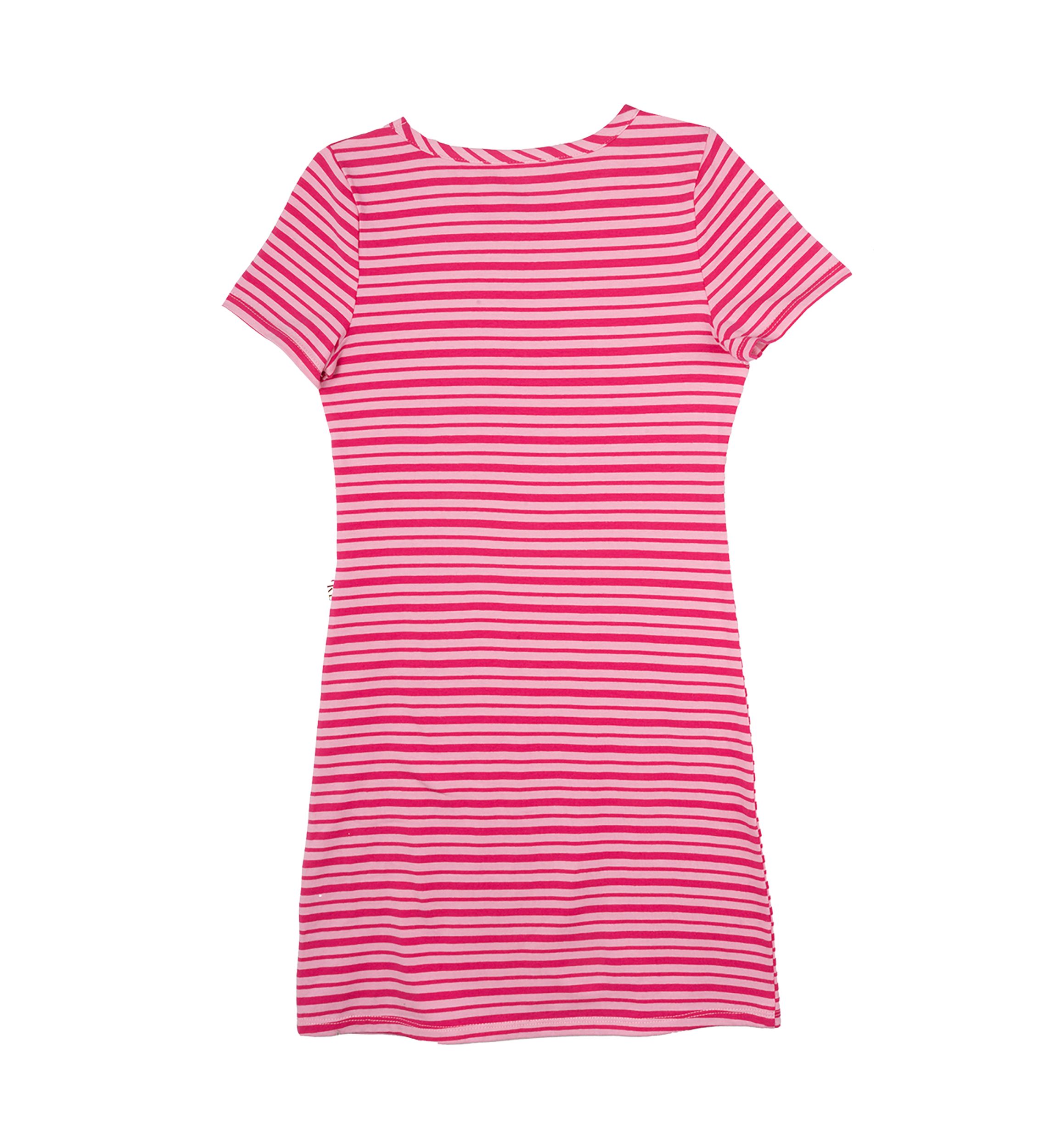 Girls 7-16 Short Sleeve Striped Dress