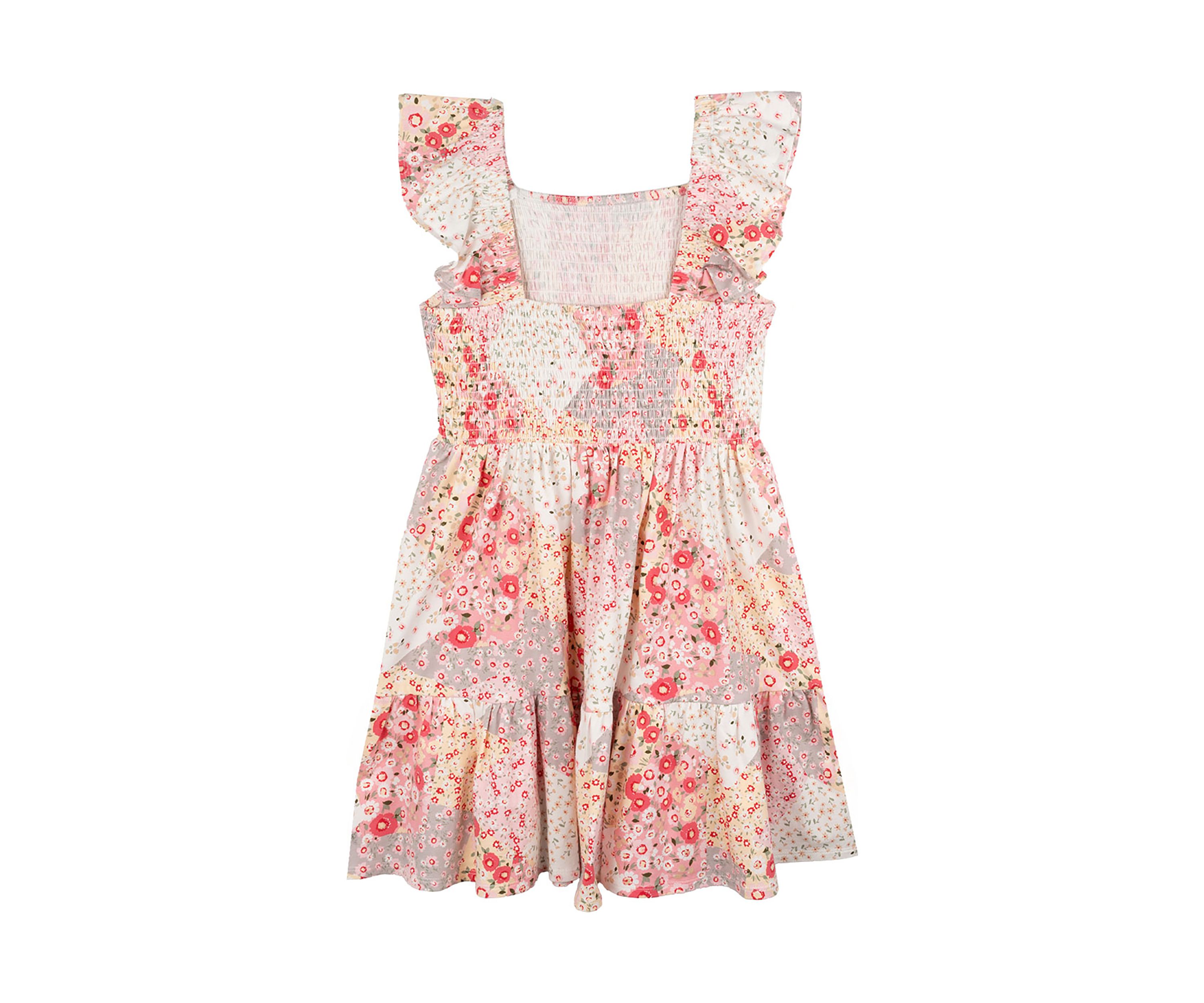 Girls 7-16 Printed Madras Dress