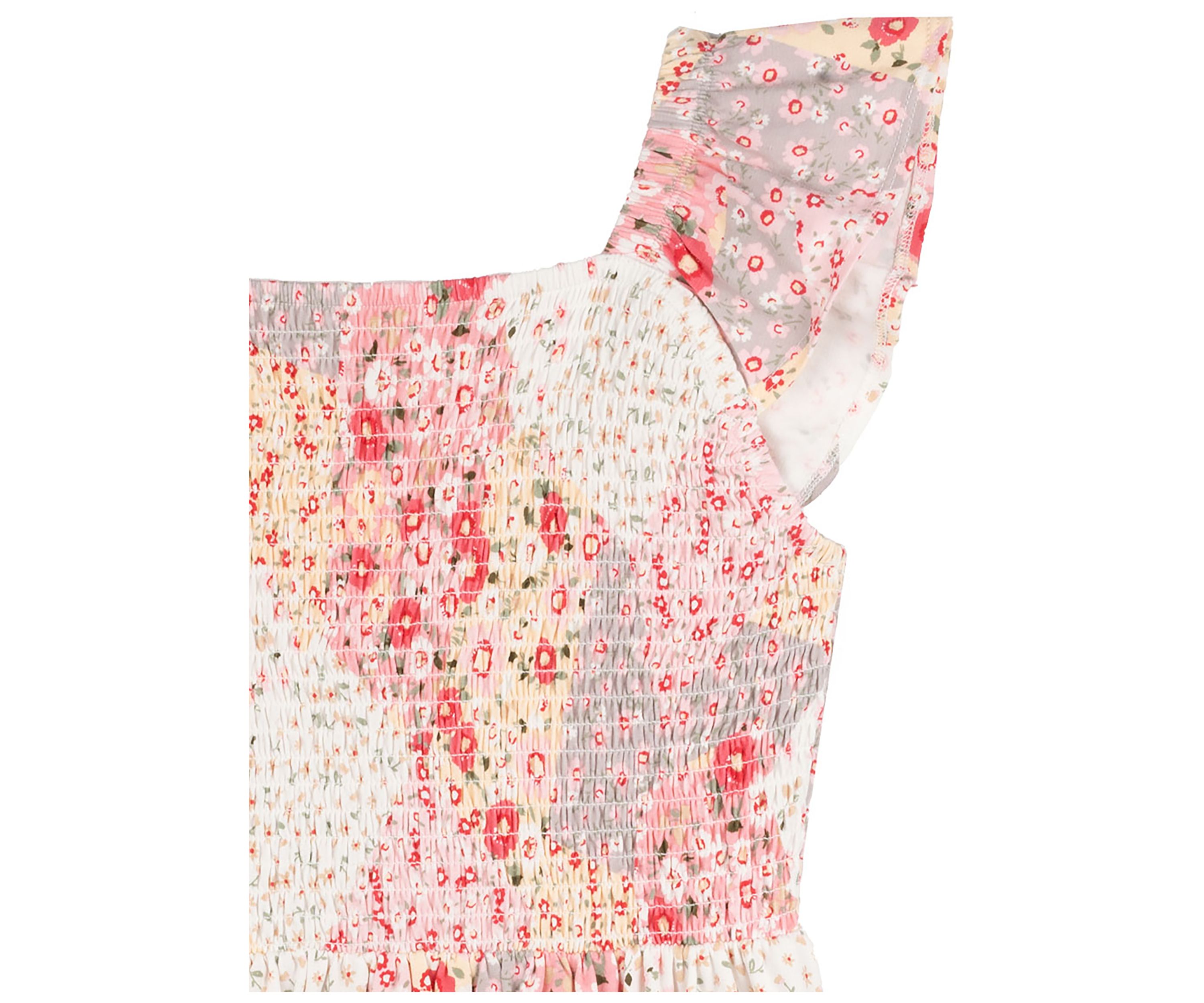 Girls 7-16 Printed Madras Dress