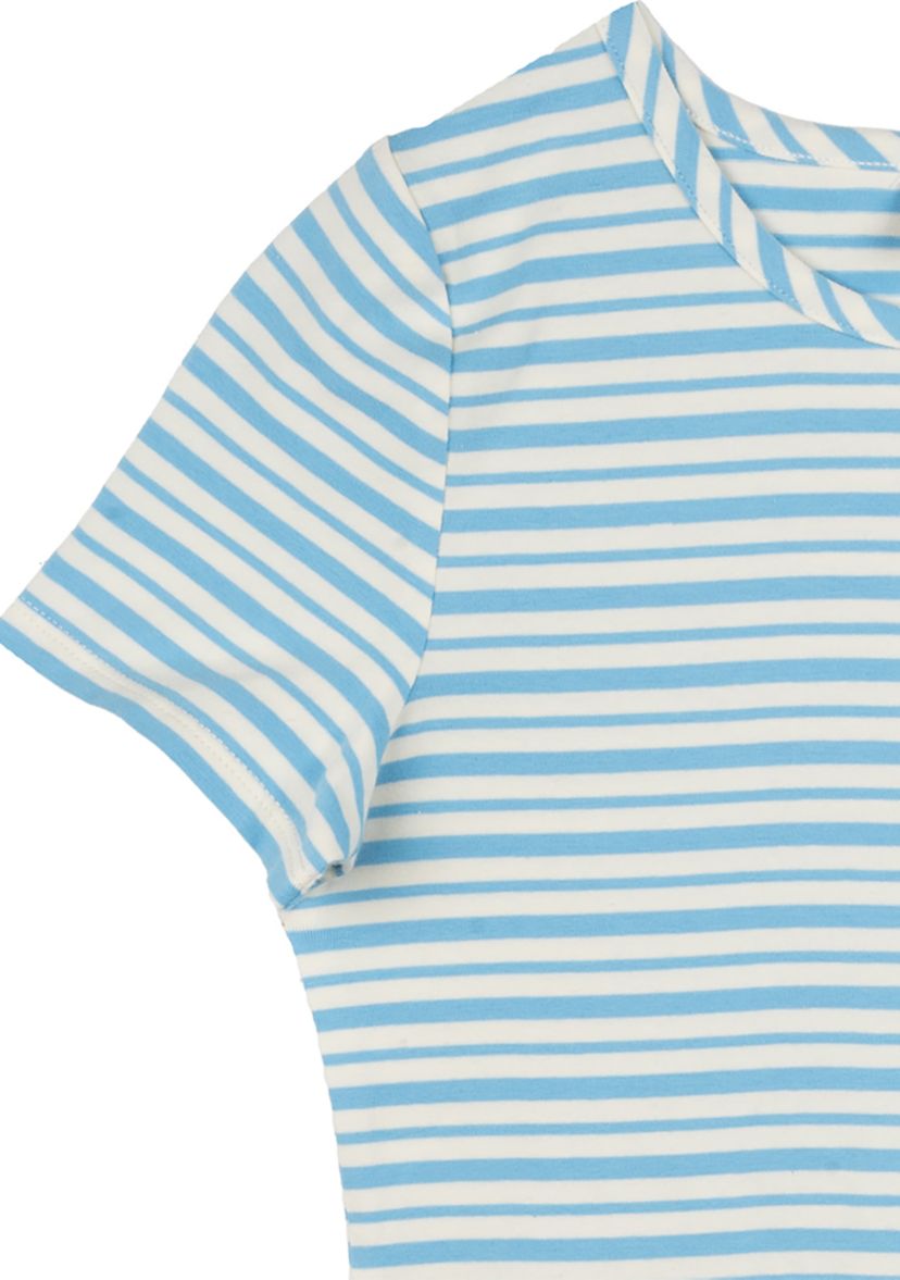 Girls 7-16 Blue Stripe Dress