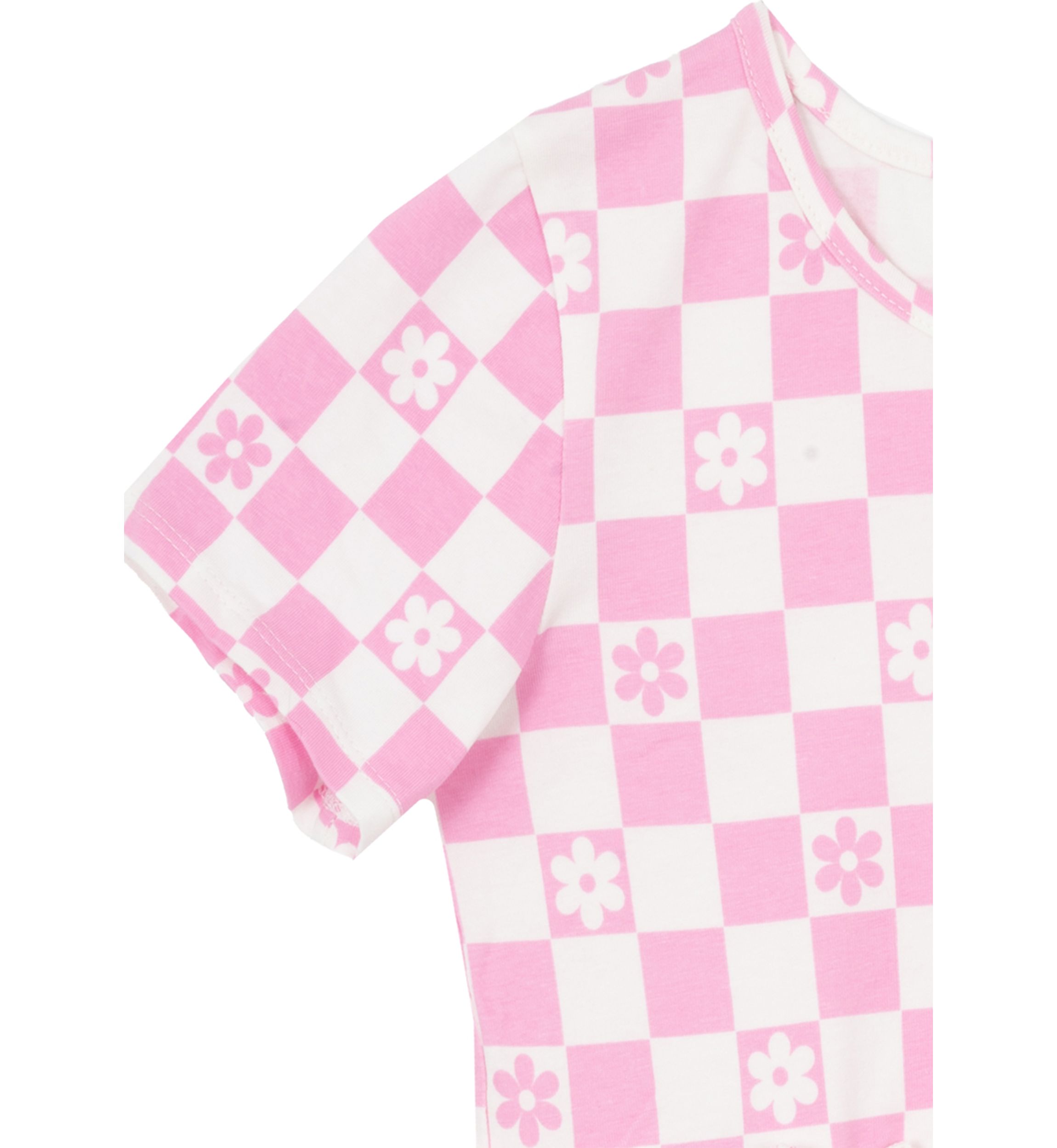 Girls 7-16 Check Print Dress