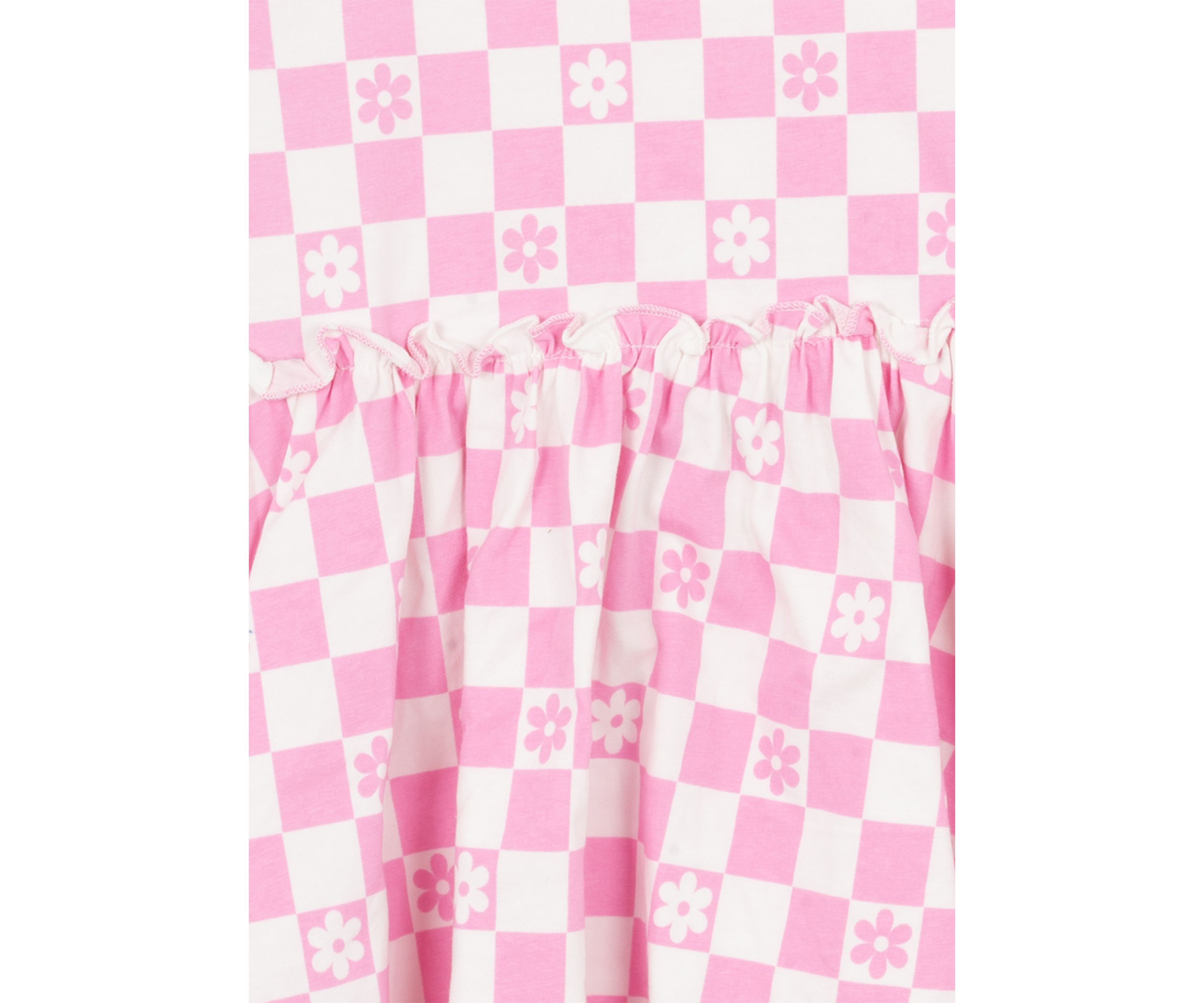 Girls 7-16 Check Print Dress