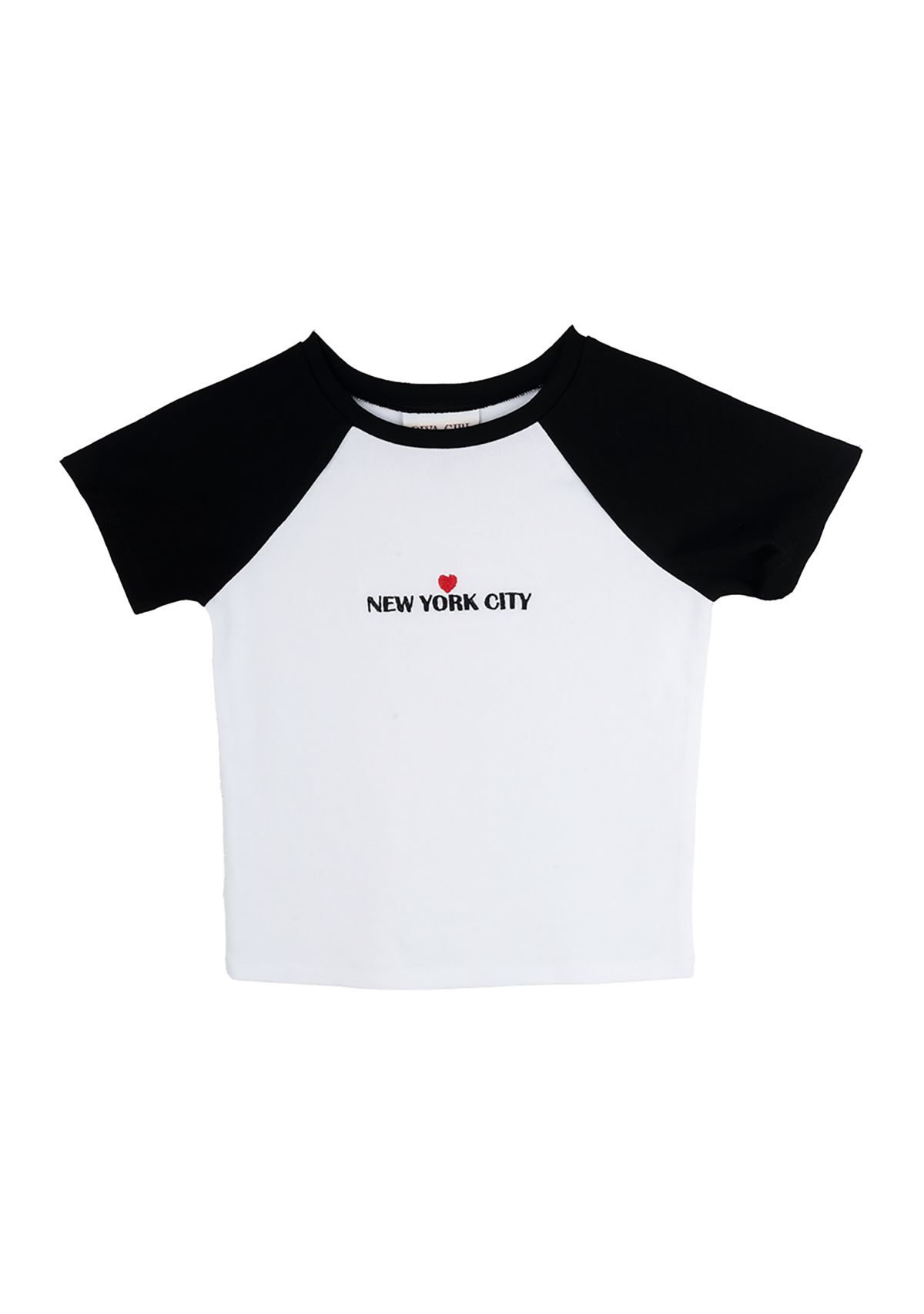 Girls 7-16 NYC Raglan T-Shirt