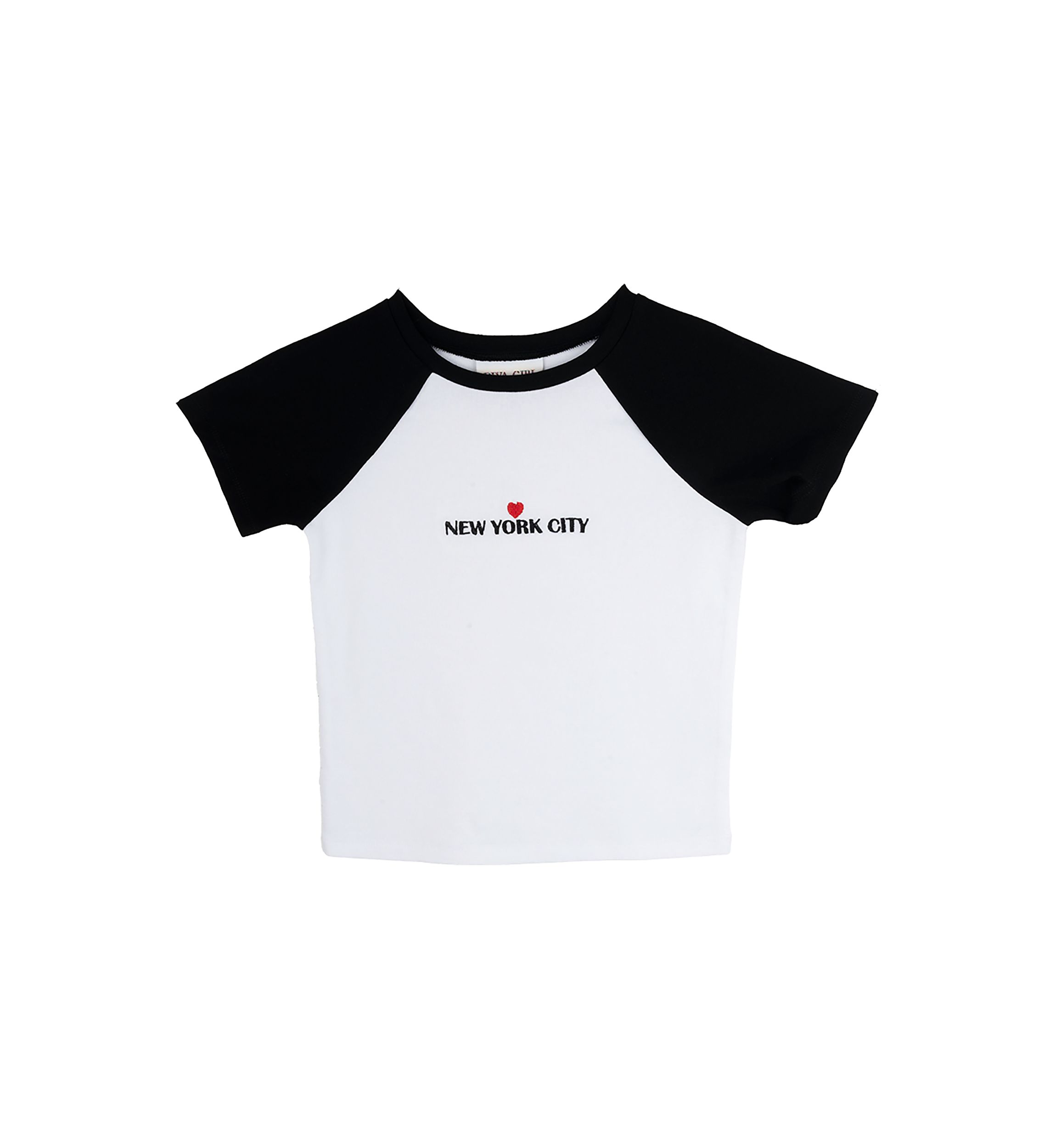 Girls 7-16 NYC Raglan T-Shirt
