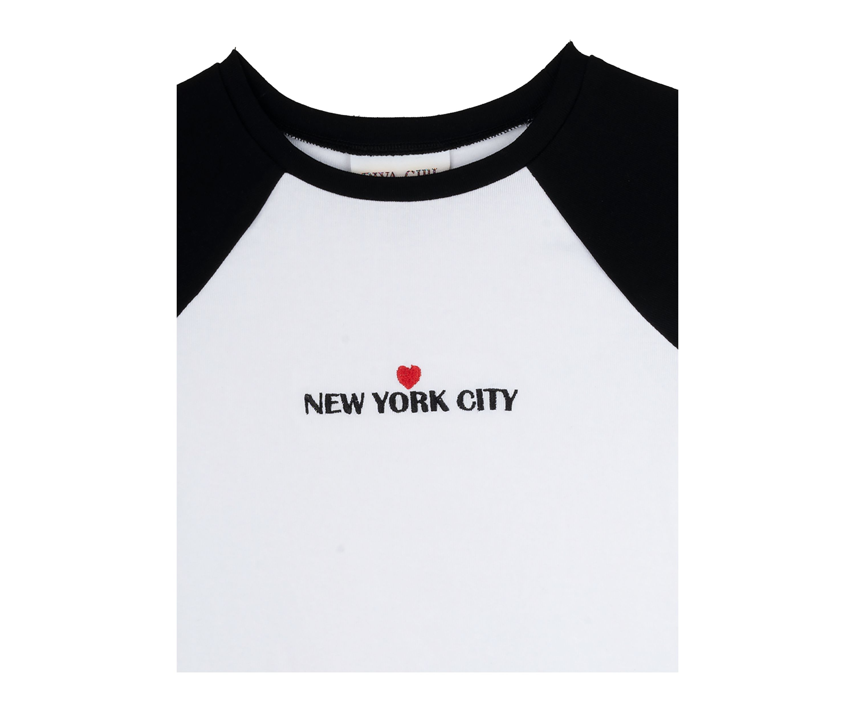 Girls 7-16 NYC Raglan T-Shirt