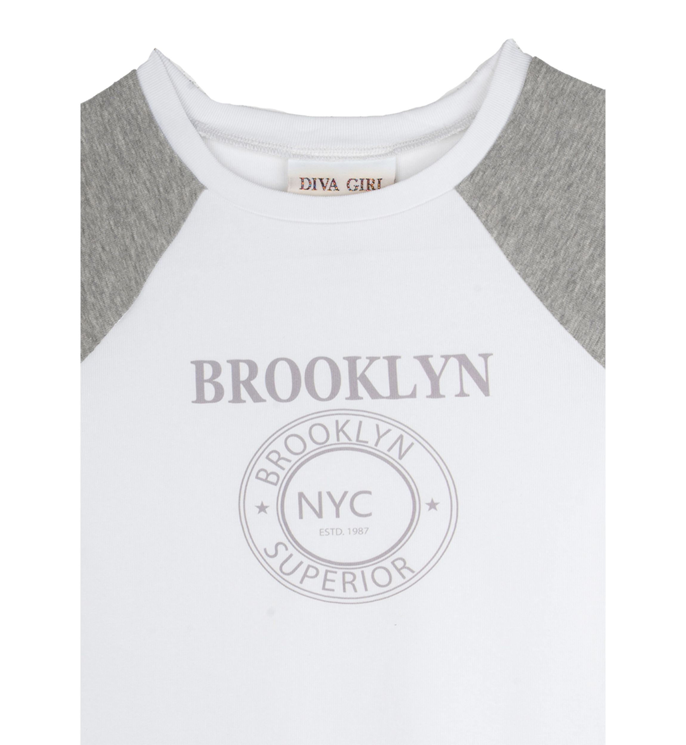 Girls 7-16 Brooklyn Raglan T-Shirt 