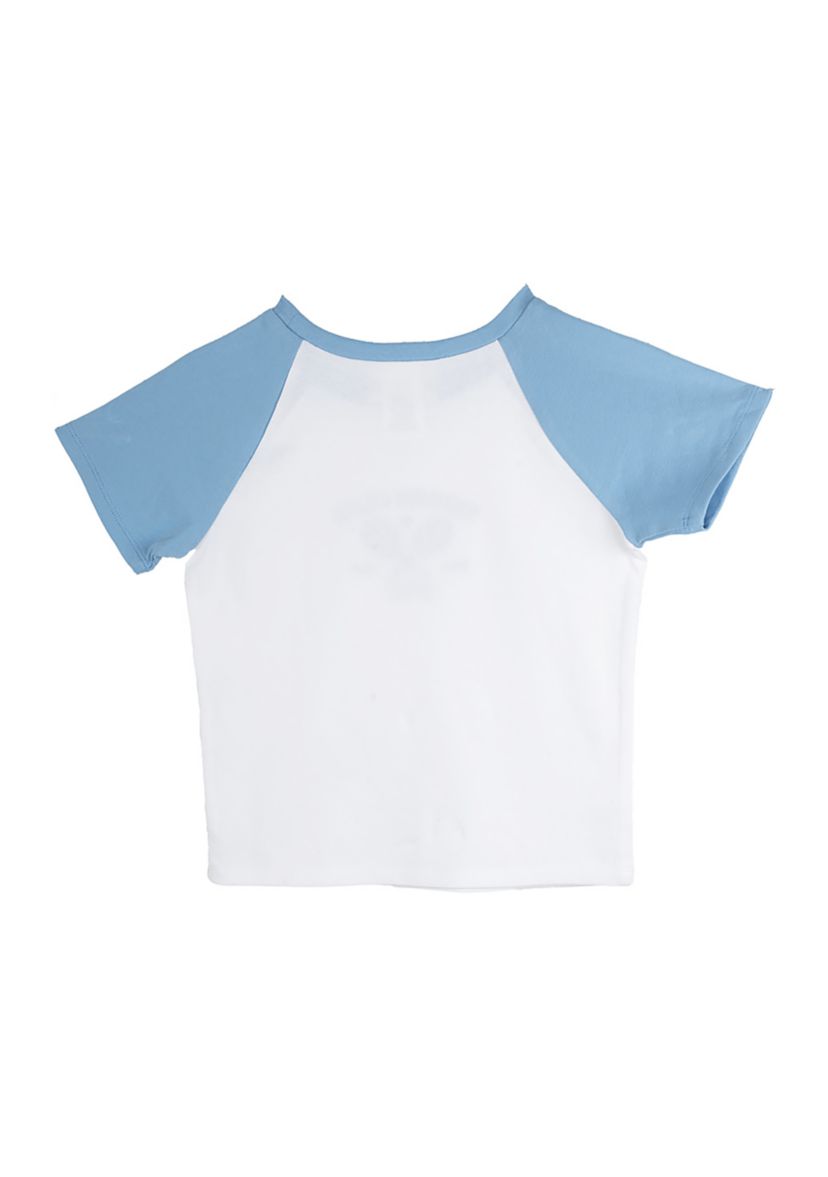 Girls 7-16 Tennis Graphic Raglan T-Shirt
