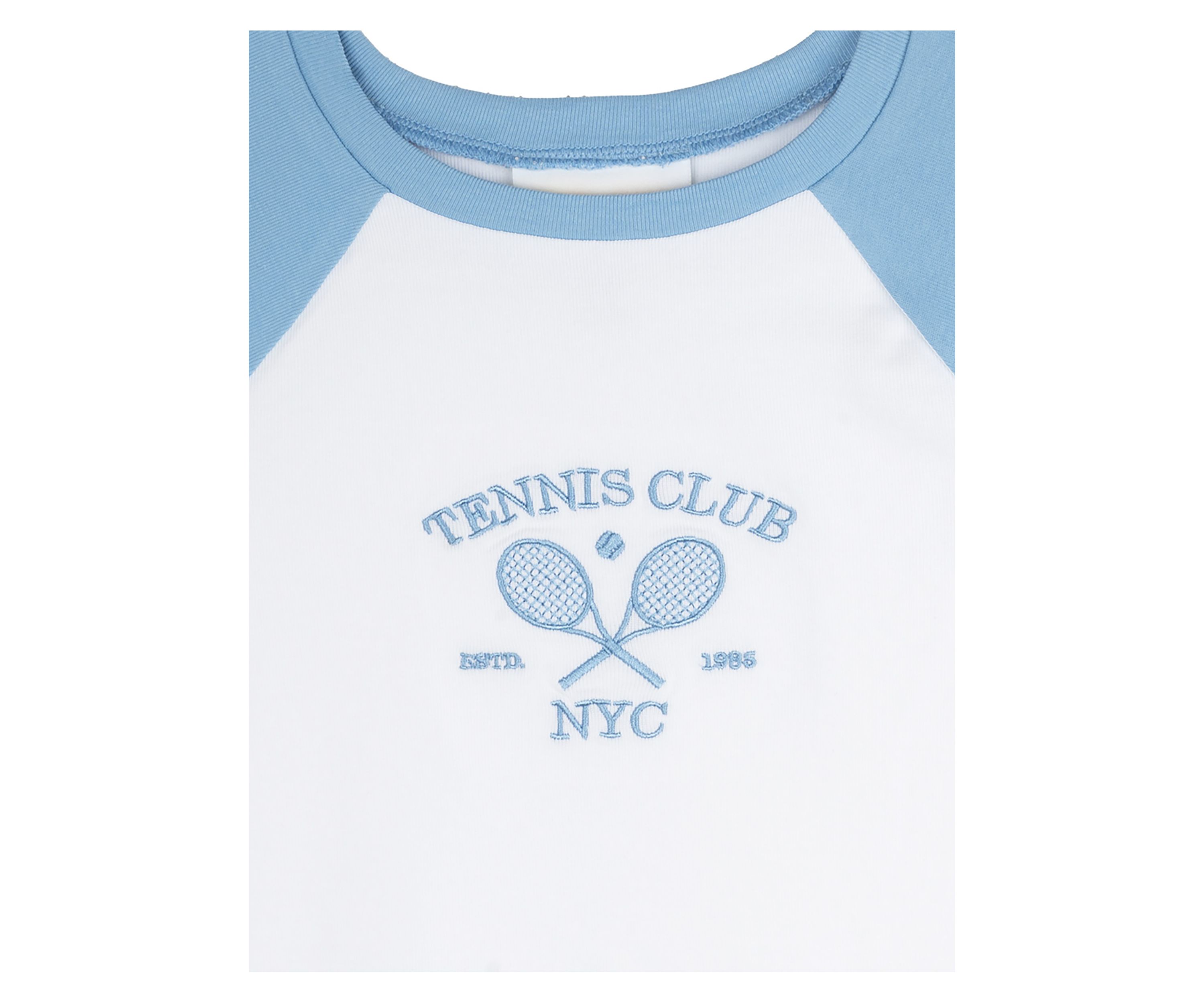 Girls 7-16 Tennis Graphic Raglan T-Shirt