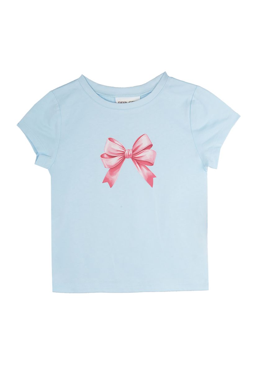 Girls 7-16 Bow Graphic T-Shirt