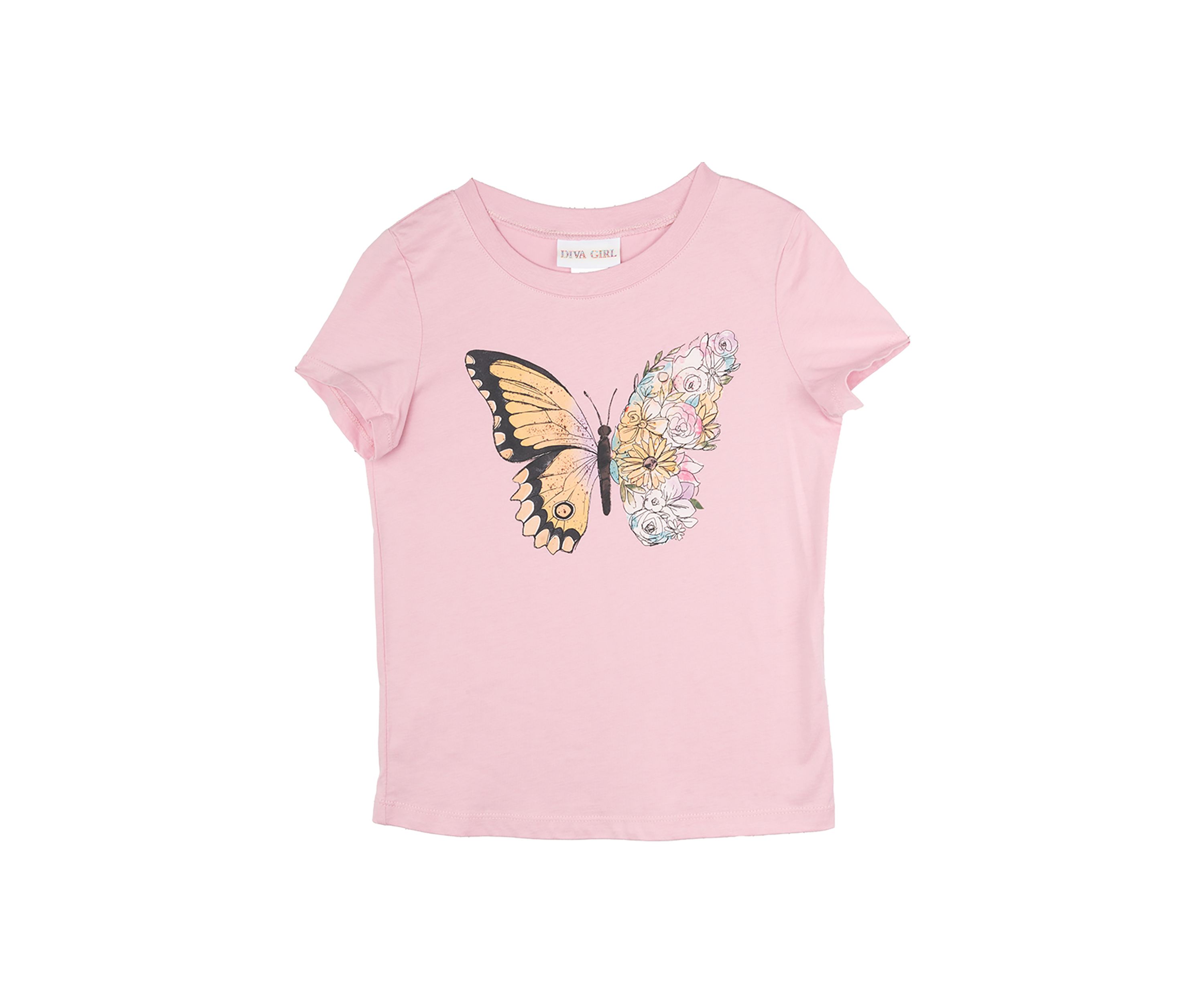 Girls 7-16 Beautiful Butterfly Graphic T-Shirt
