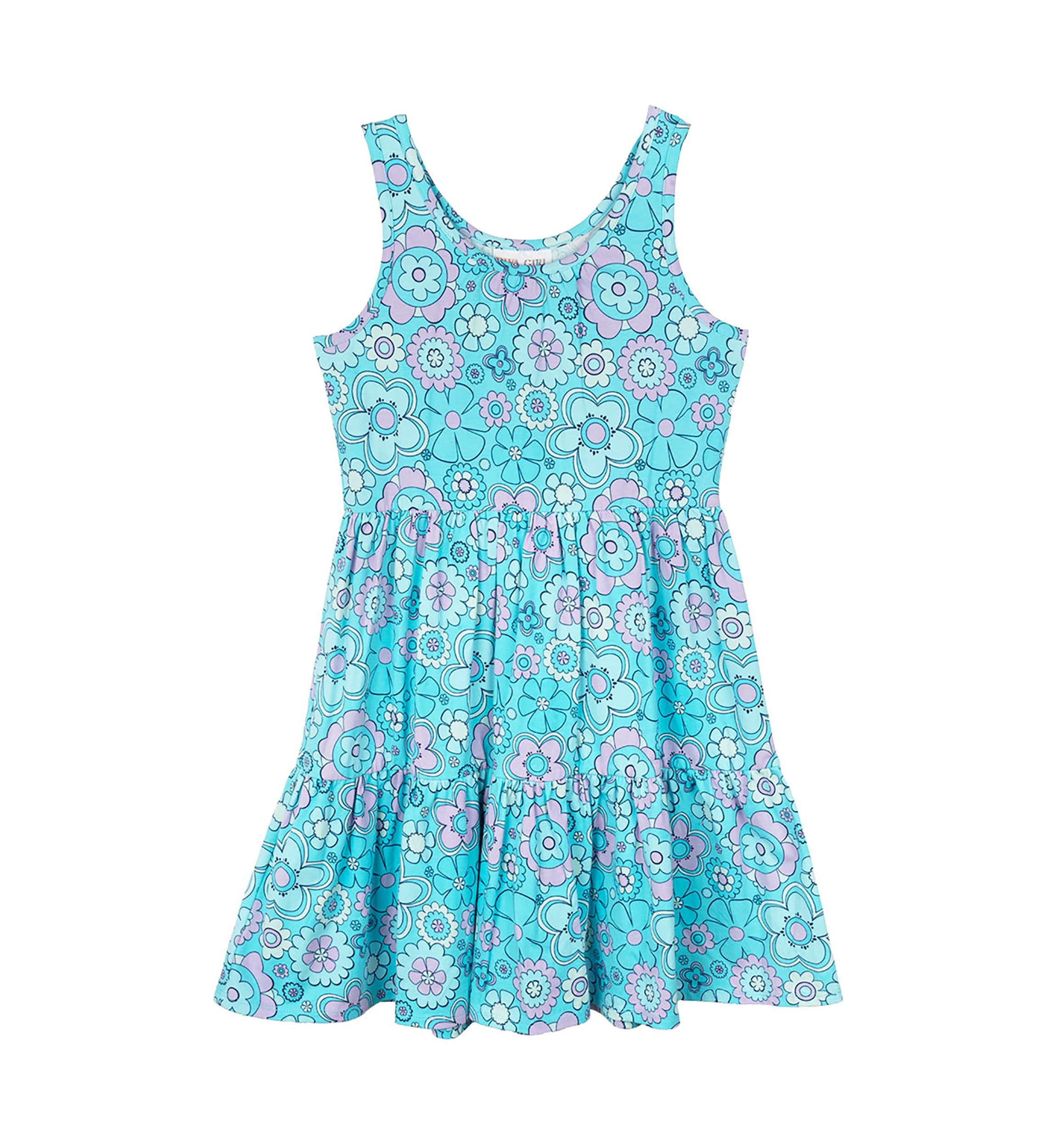 Girls 7-16 Groovy Printed Dress