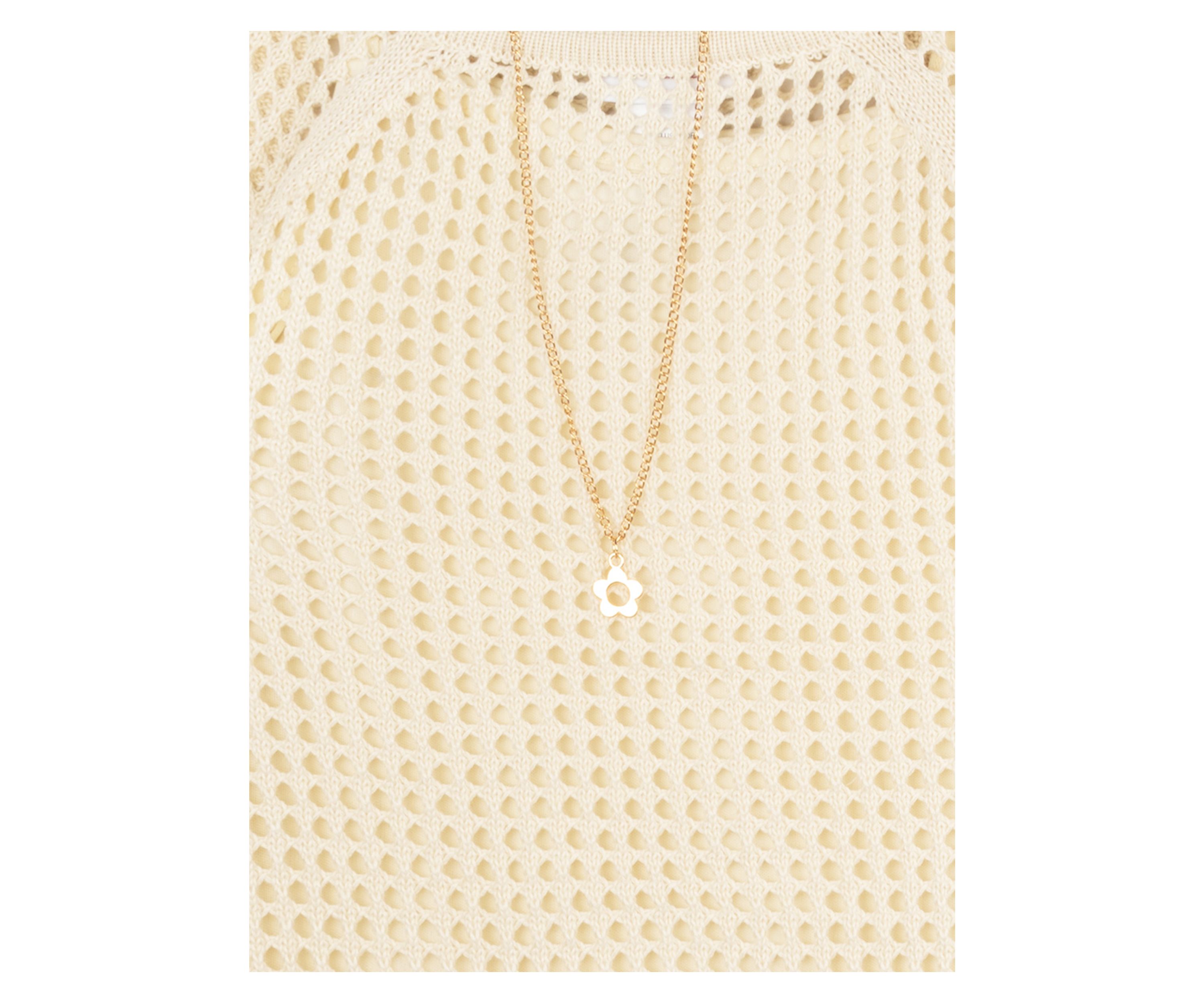Girls 7-16 Top, Skort and Necklace Set