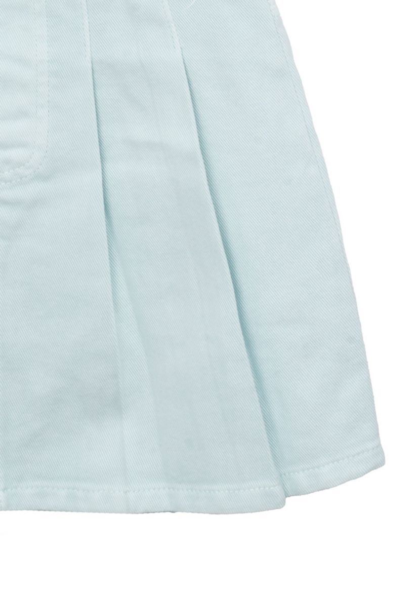 Girls 7-16 Nantucket Graphic Top and Denim Skort Set