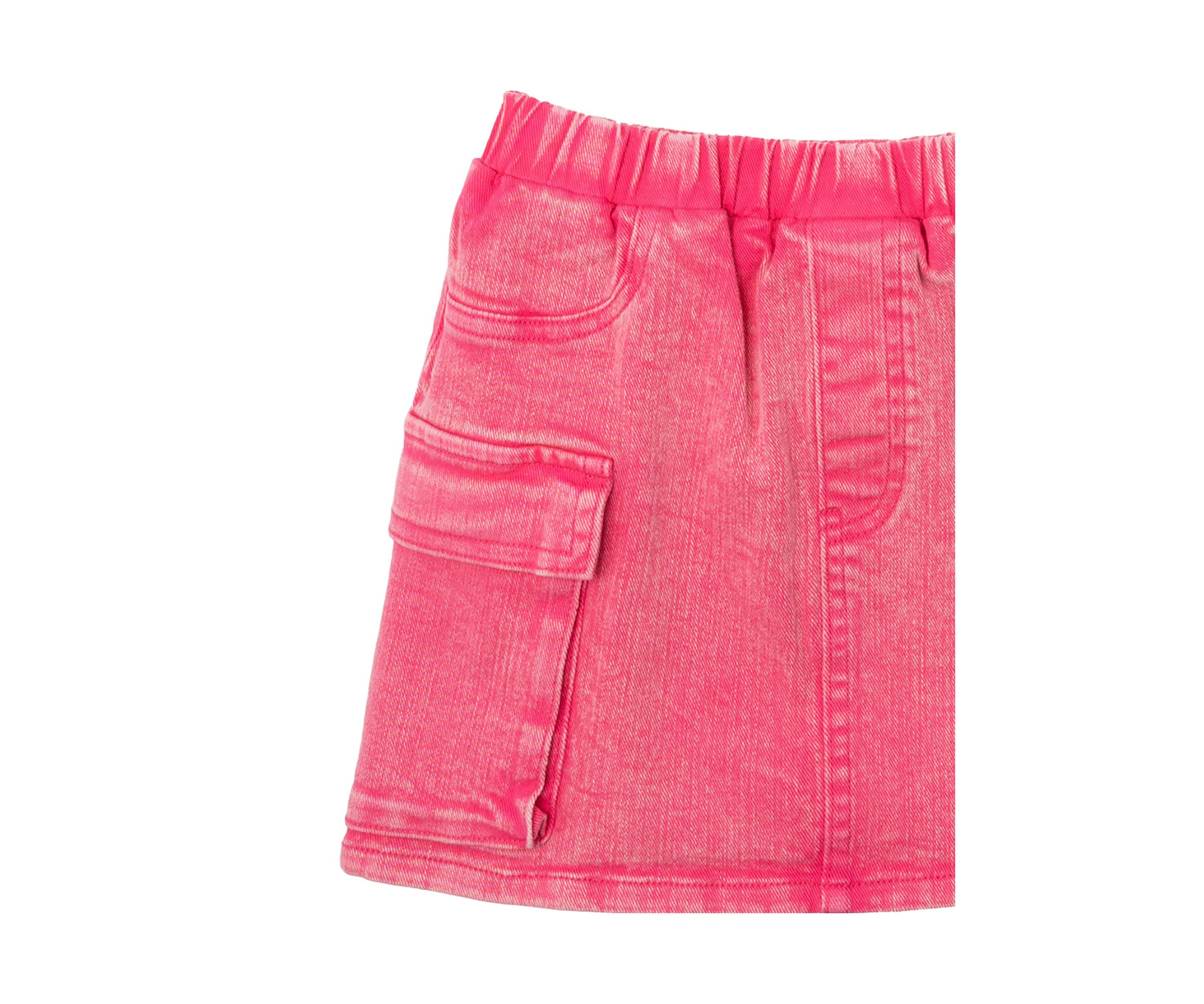 Girls 7-16 Paris Graphic T-Shirt and Denim Skort Set